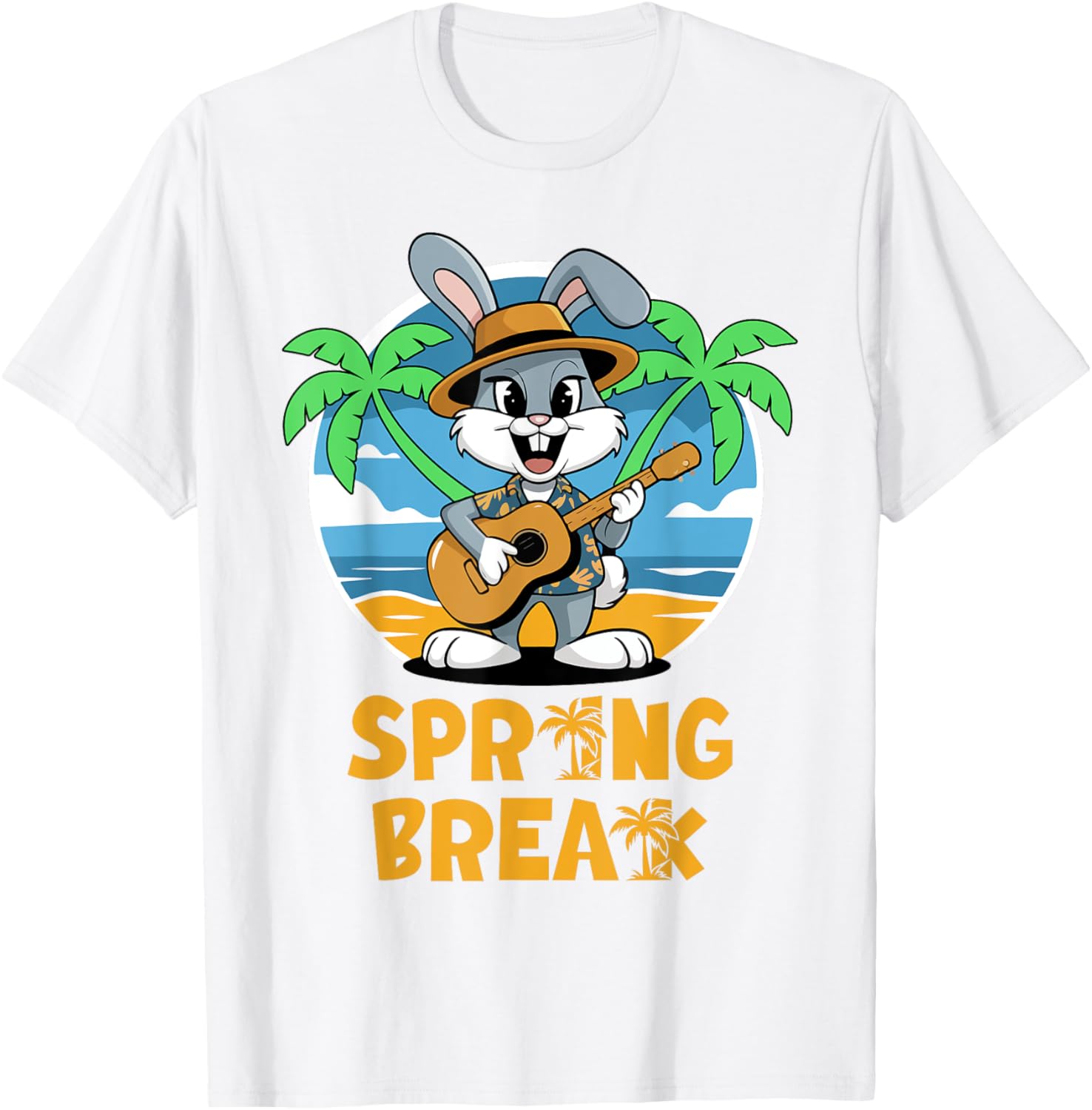 2025 Spring Break Graphic T-Shirt for Kids - Colorful Beach Wear Fun - 5