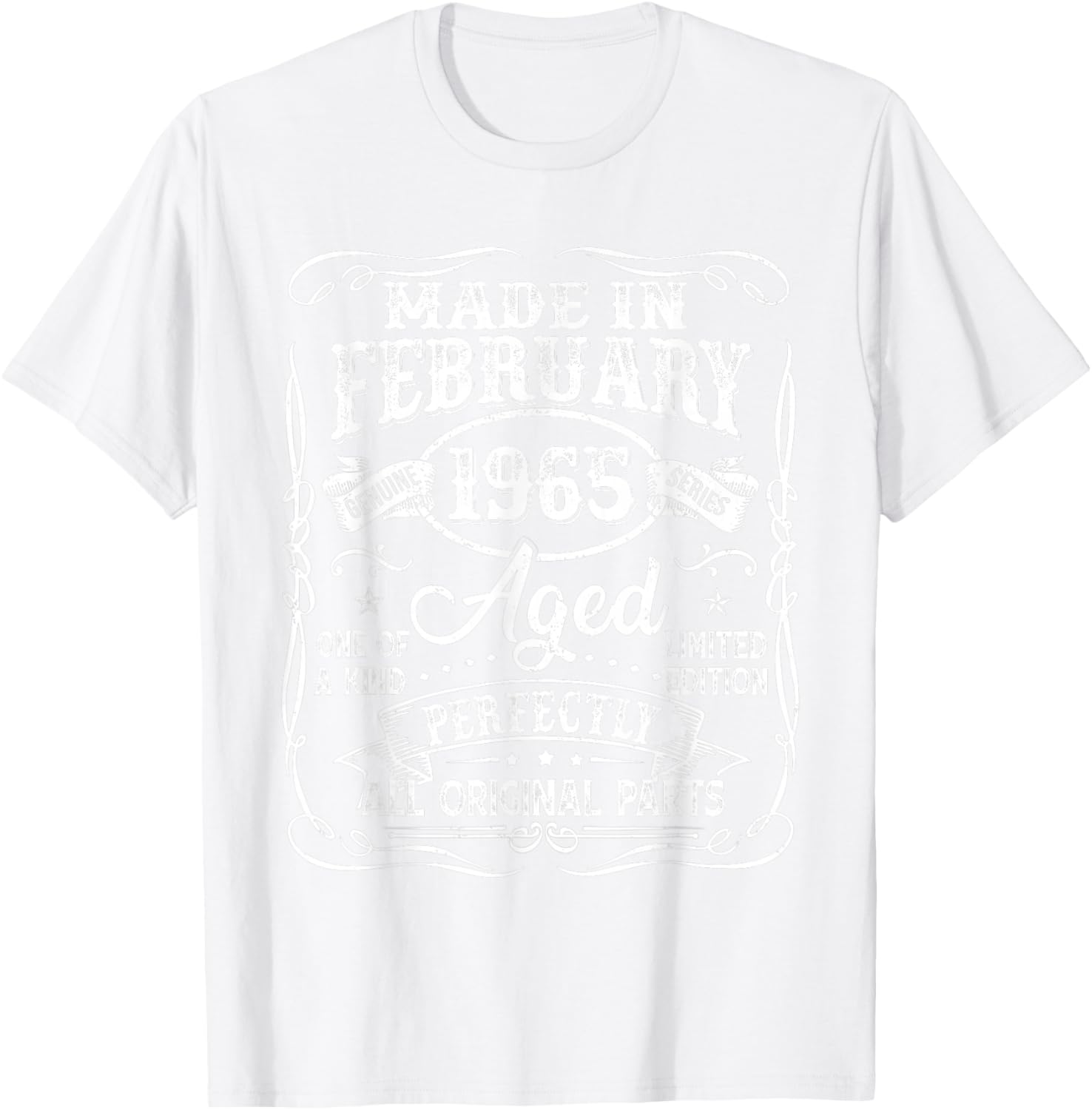 Vintage 60th Birthday T-Shirt for Men Born in February 1965 - 14