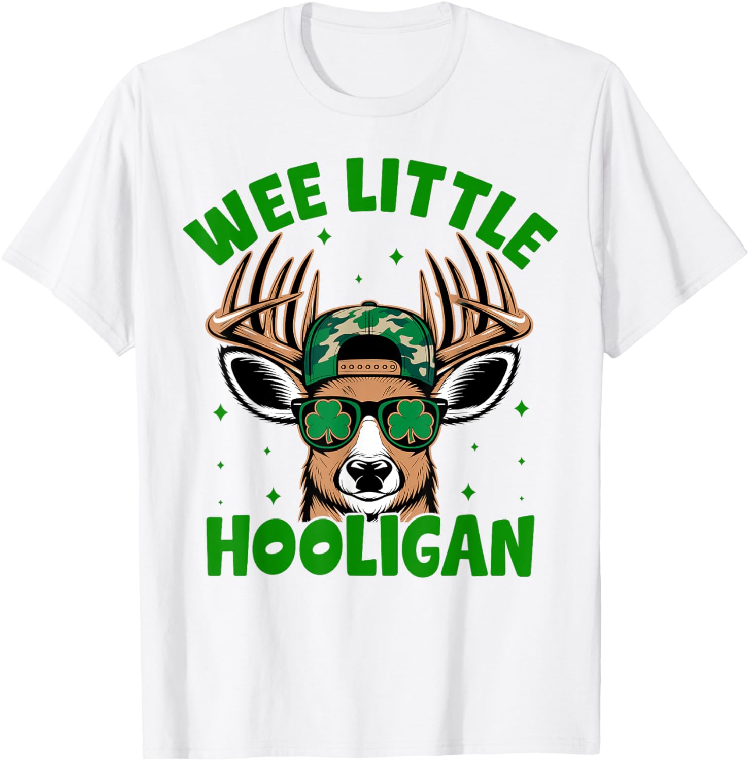 Bucked Wee Little Hooligan St Patrick's Day T-Shirt for Kids - 10