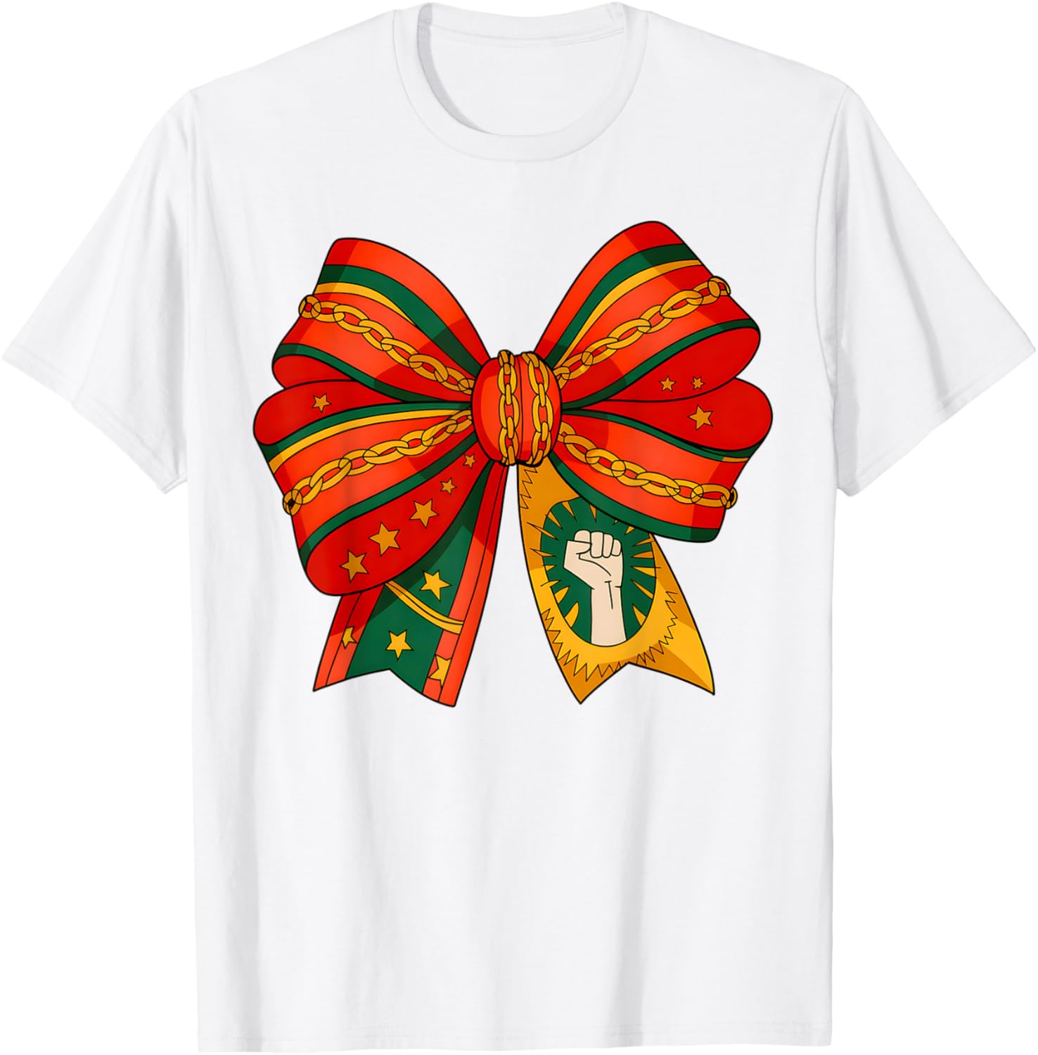 Black History Coquette Bow T-Shirt for Women and Kids Stylish Apparel - 2