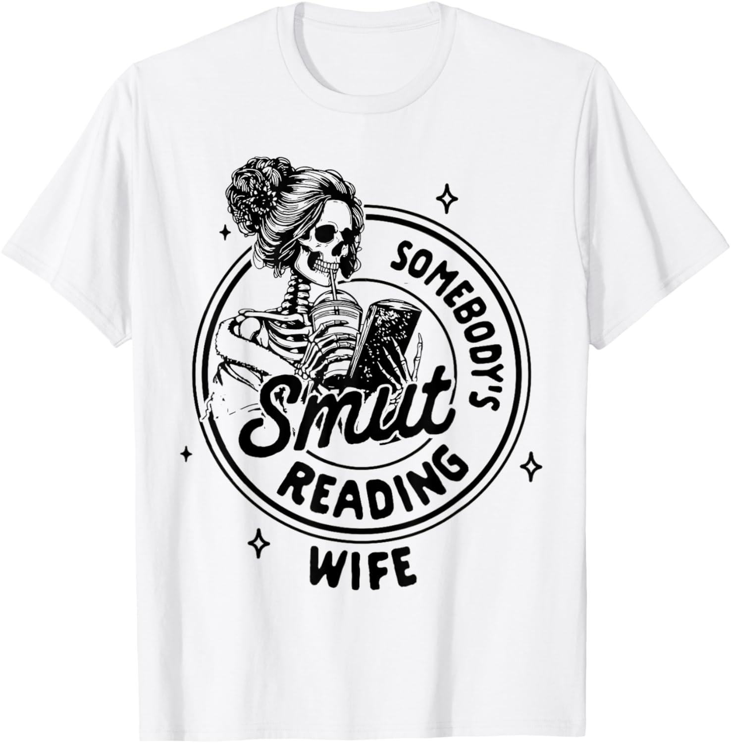 Smut Reading Wife Spicy Book Romance T-Shirt for Book Lovers - 10