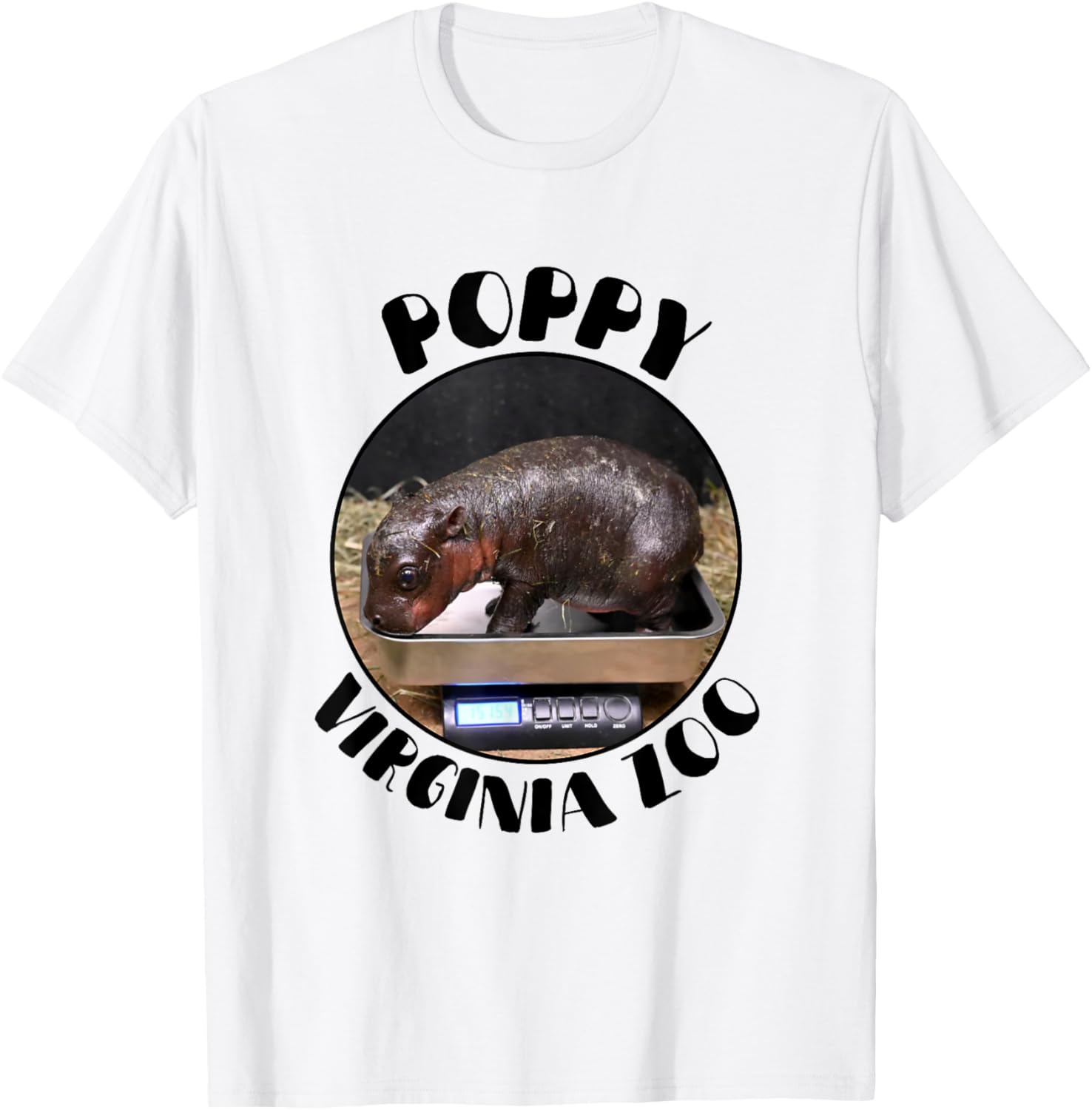 Poppy Virginia Zoo Pygmy Hippo T-Shirt Adorable Baby Hippo Shirt - 13