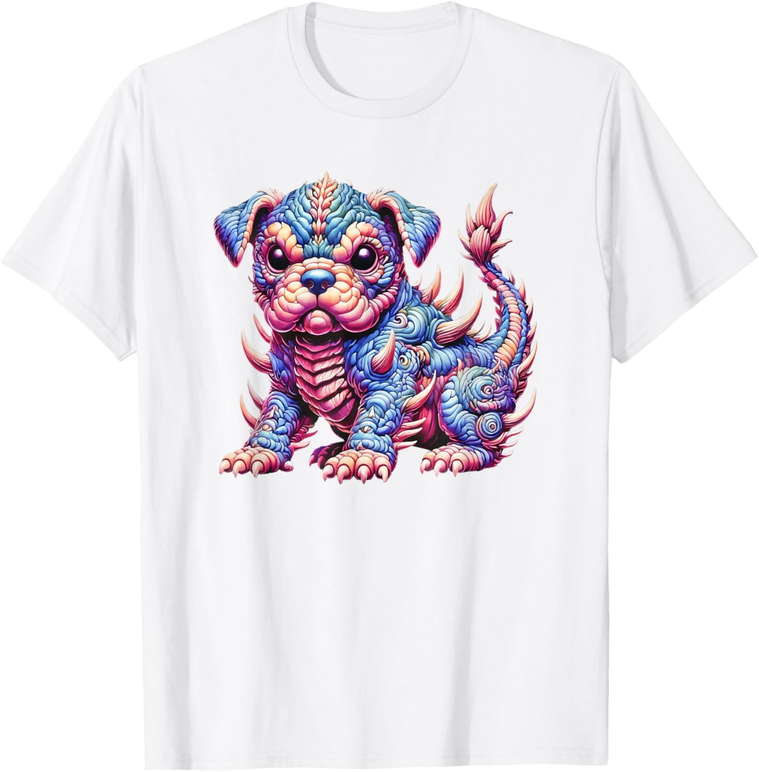 Imaginative Puppy Dog Monster T-Shirt Fun Chimerical Creature Design - 15