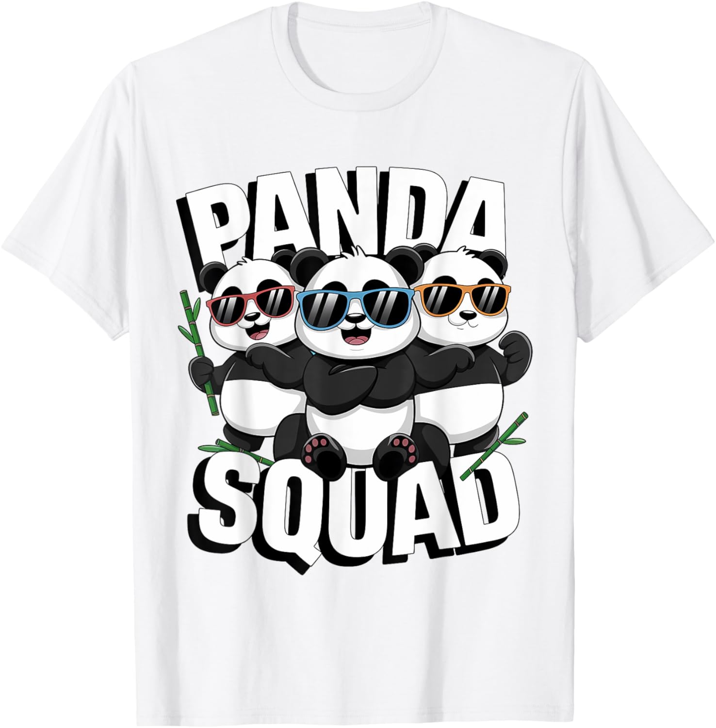 Panda Squad Family Matching T-Shirt for National Panda Day Fun - 12