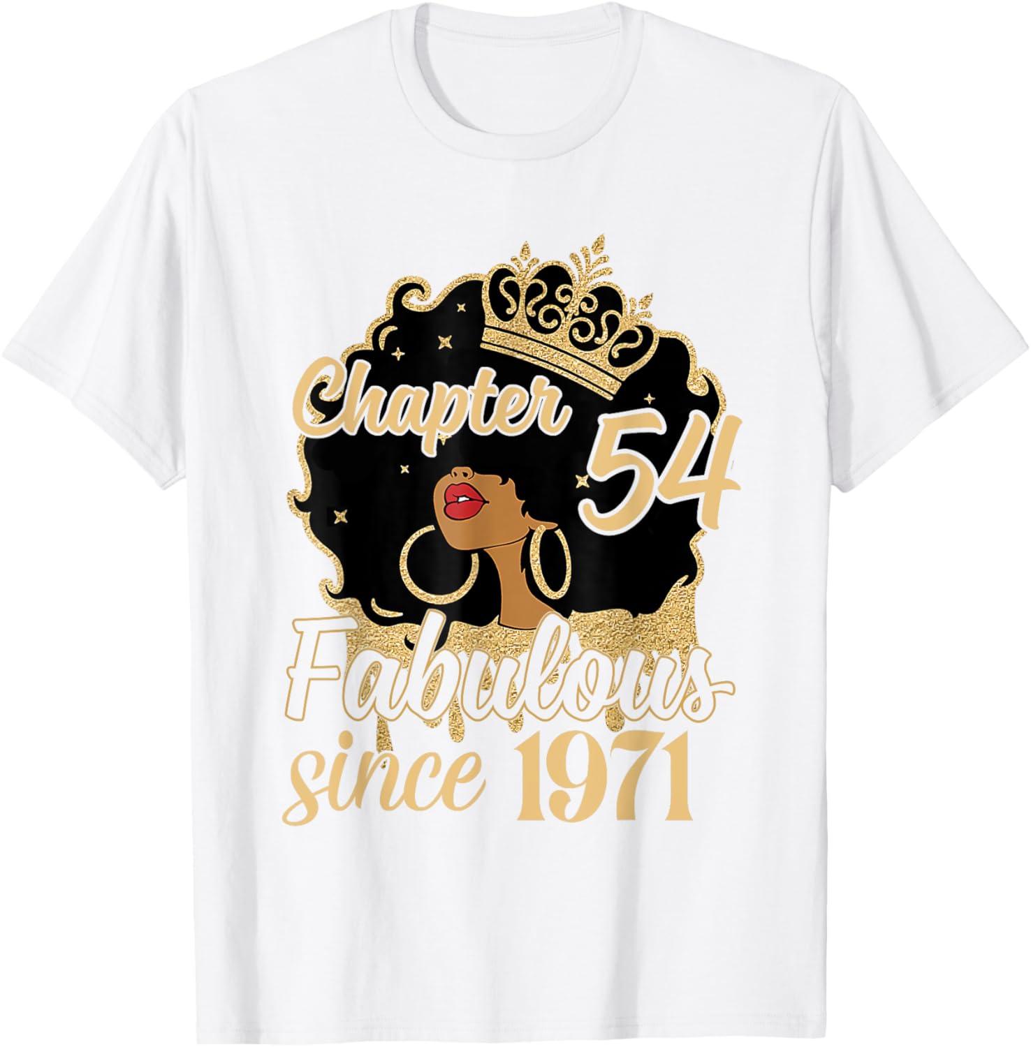 Fabulous Since 1971 54th Birthday T-Shirt for Women and Girls - 3