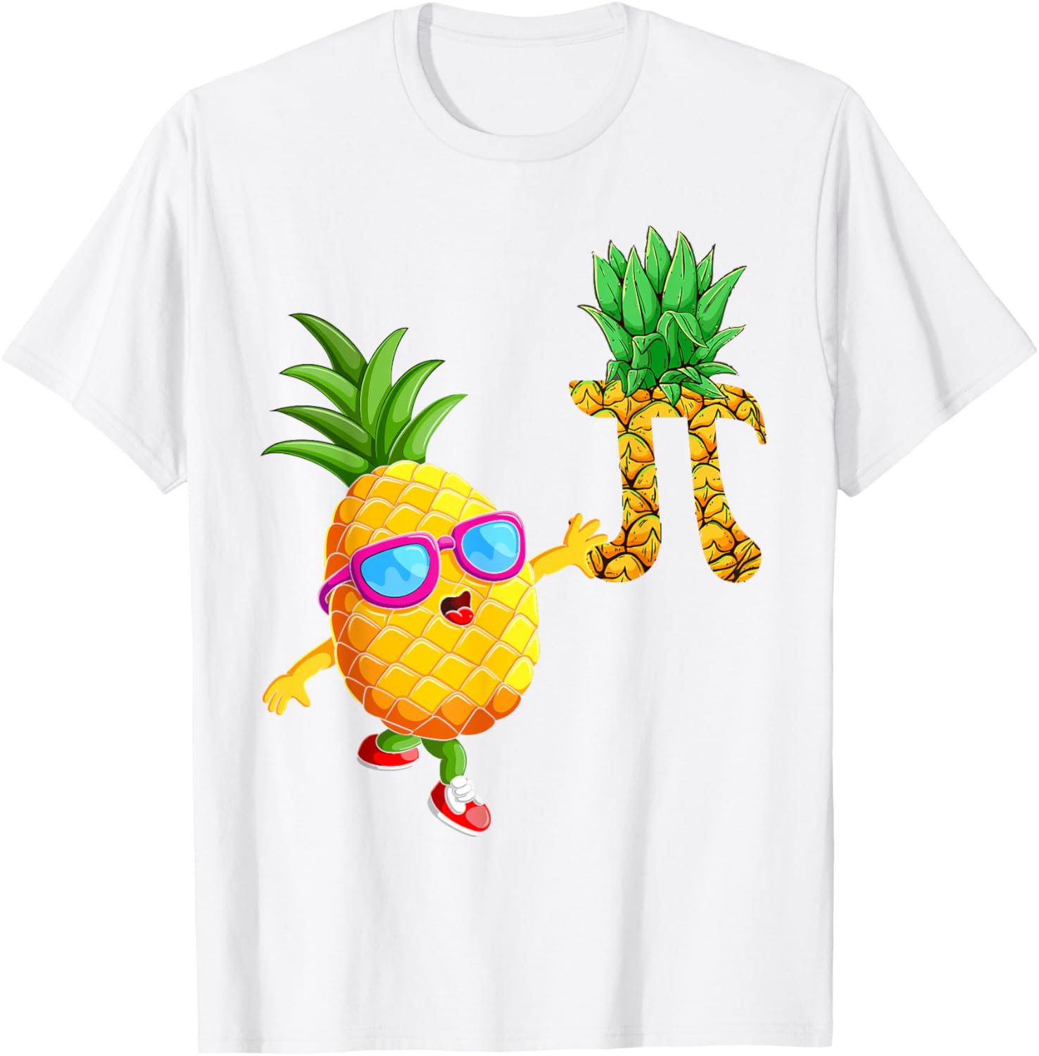 Pineapple Pi Day T-Shirt for Math Lovers and Foodies Fun Design - 7