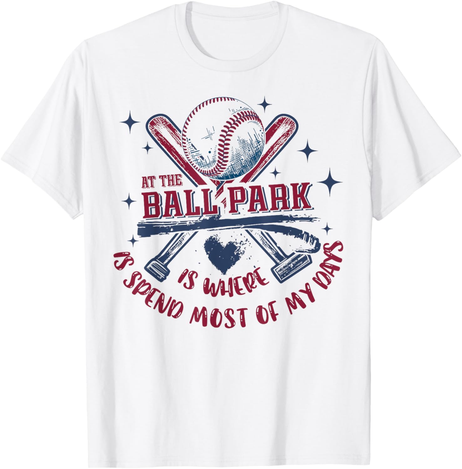 Baseball At The Ballpark T-Shirt Perfect for Sports Fans and Players - 10