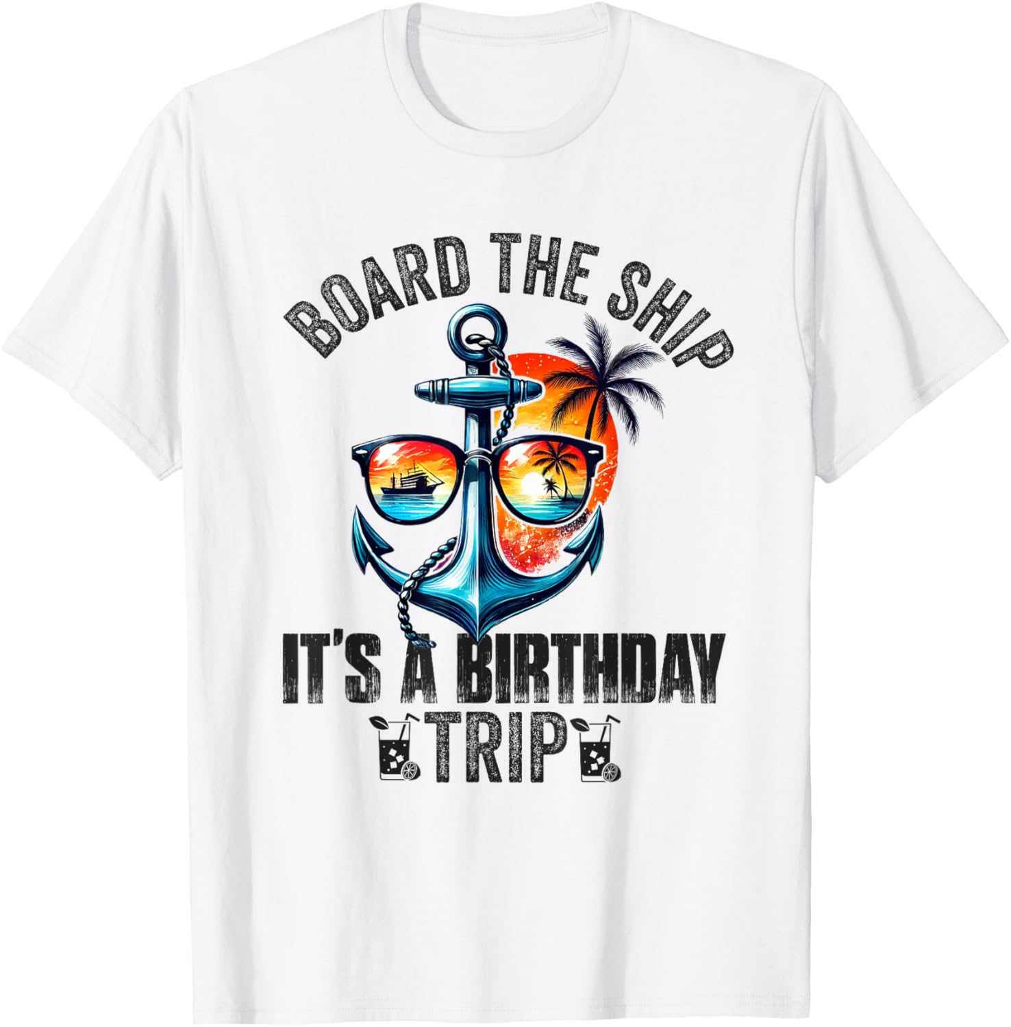 Cruise Birthday Trip T-Shirt for Fun Celebrations on the Open Seas - 4