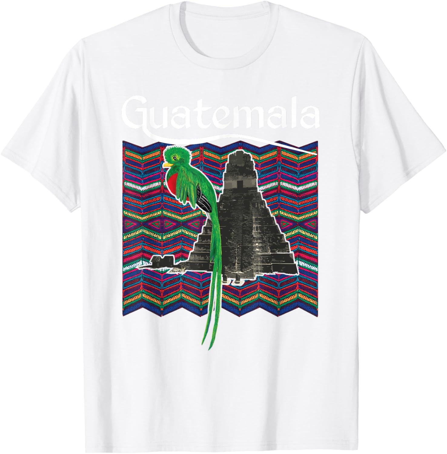 Quetzal Guatemala Traditional Maya T-Shirt – Chic Chapin Design - 16