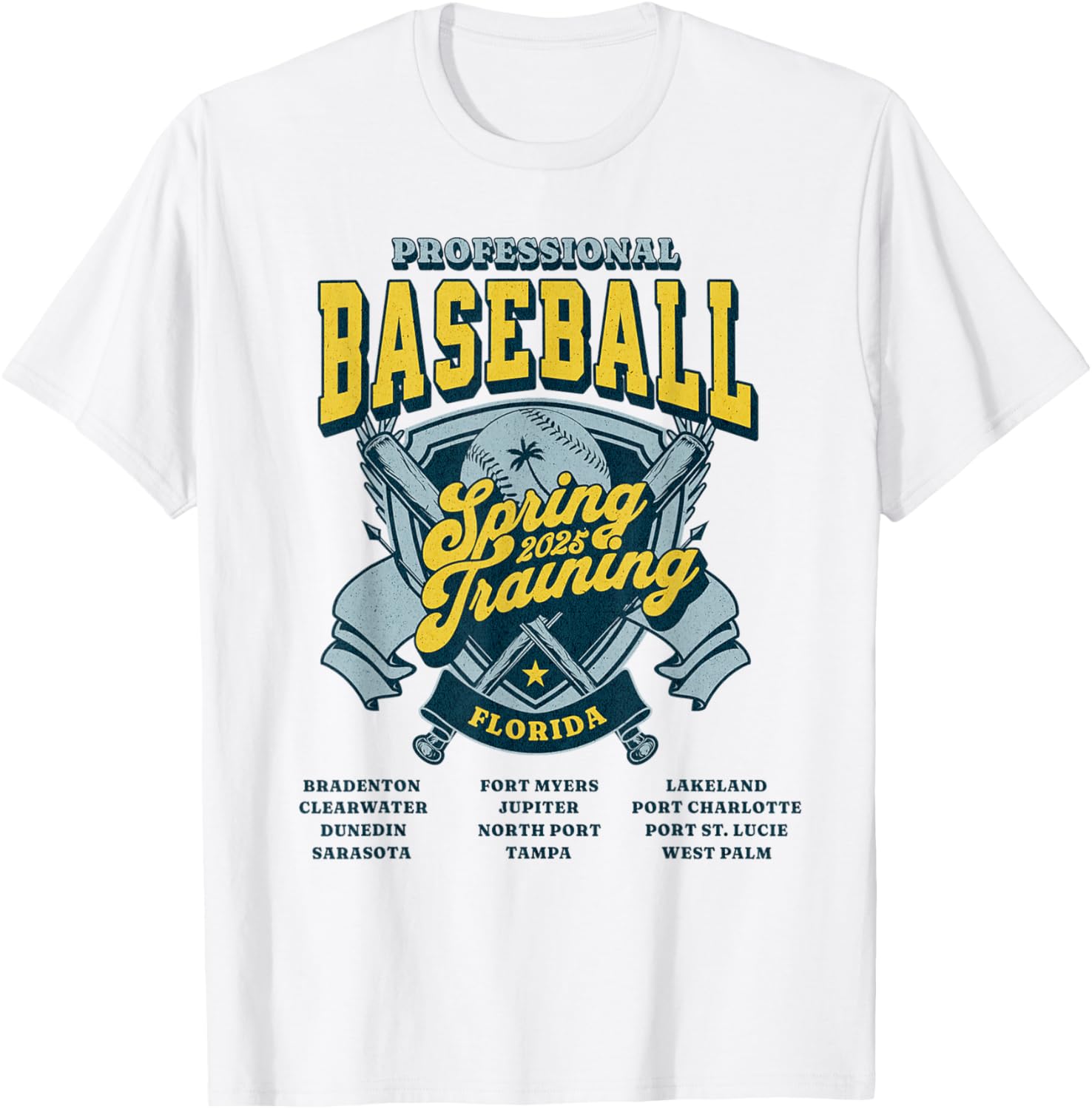 Professional Baseball Spring Training 2025 T-Shirt for Florida Fans - 5