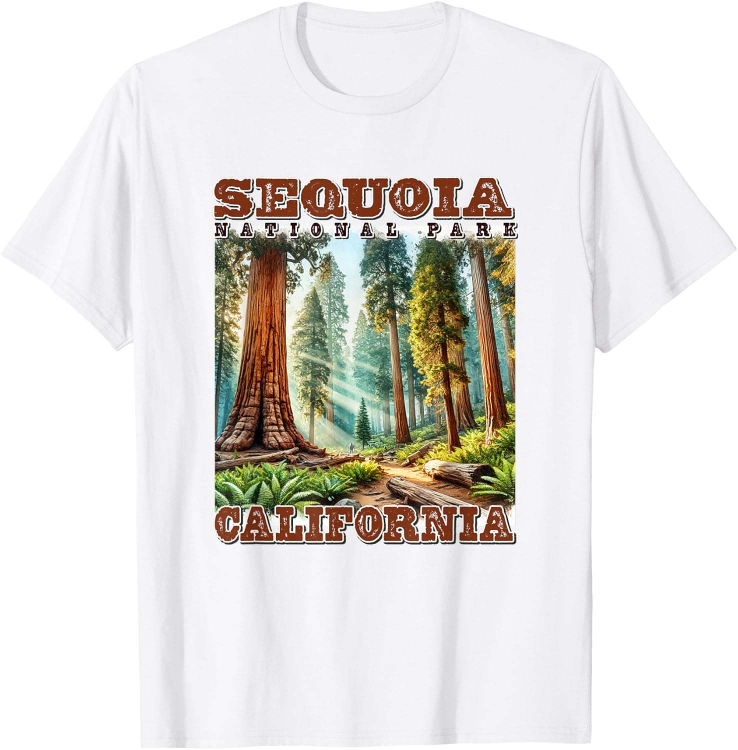Vintage Sequoia National Camping T-Shirt for Nature Lovers and Adventurers - 4