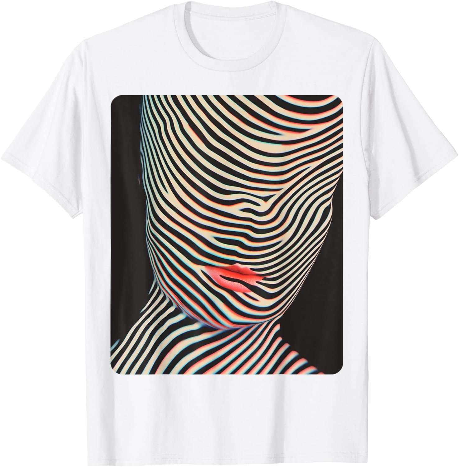 Chic Women's Abstract Designer T-Shirt for Stylish Fashion Lovers - 12