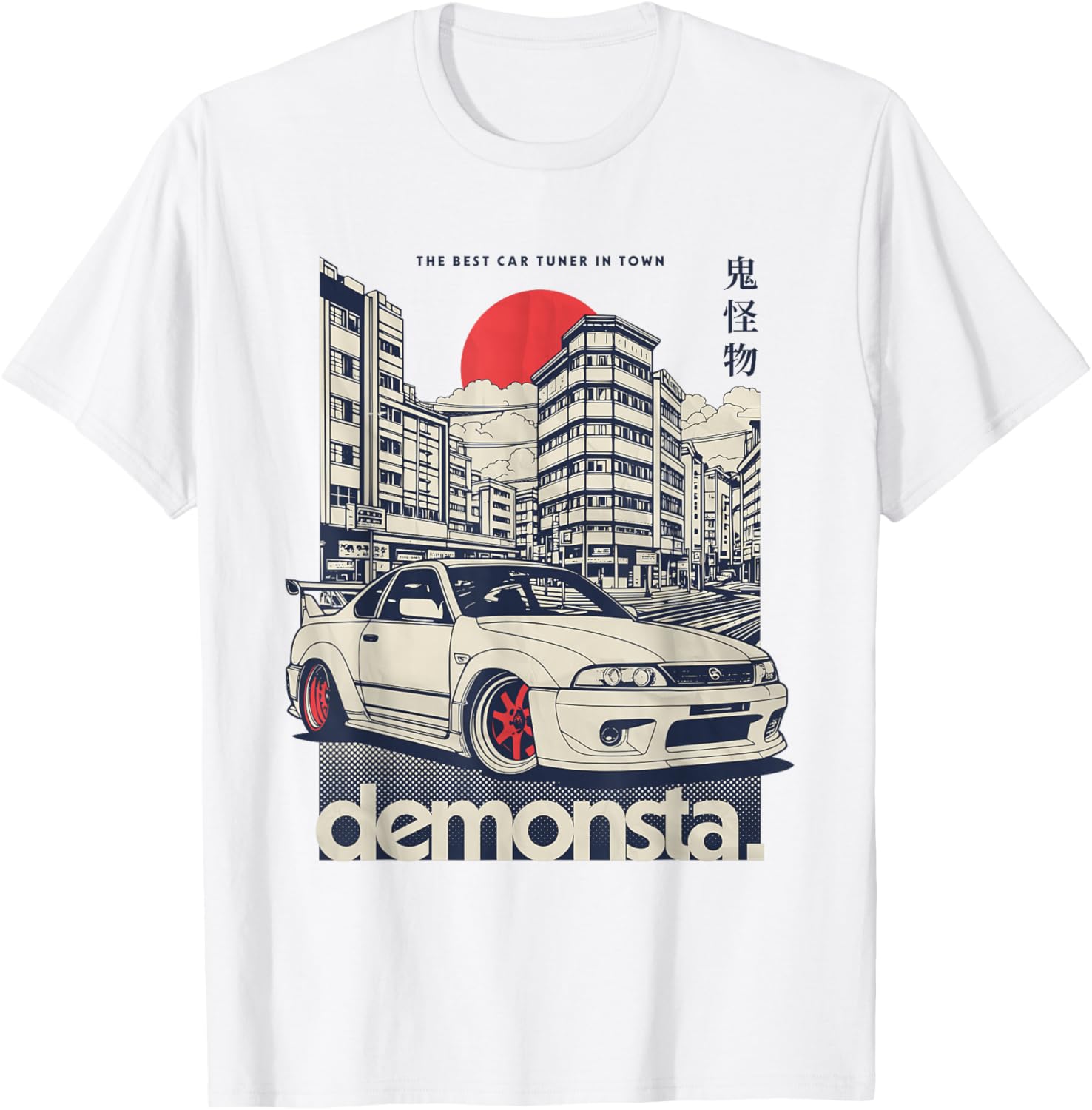 JDM Tokyo Japan Drift Race Car Tuning Retro Vintage T-Shirt for Gearheads - 11