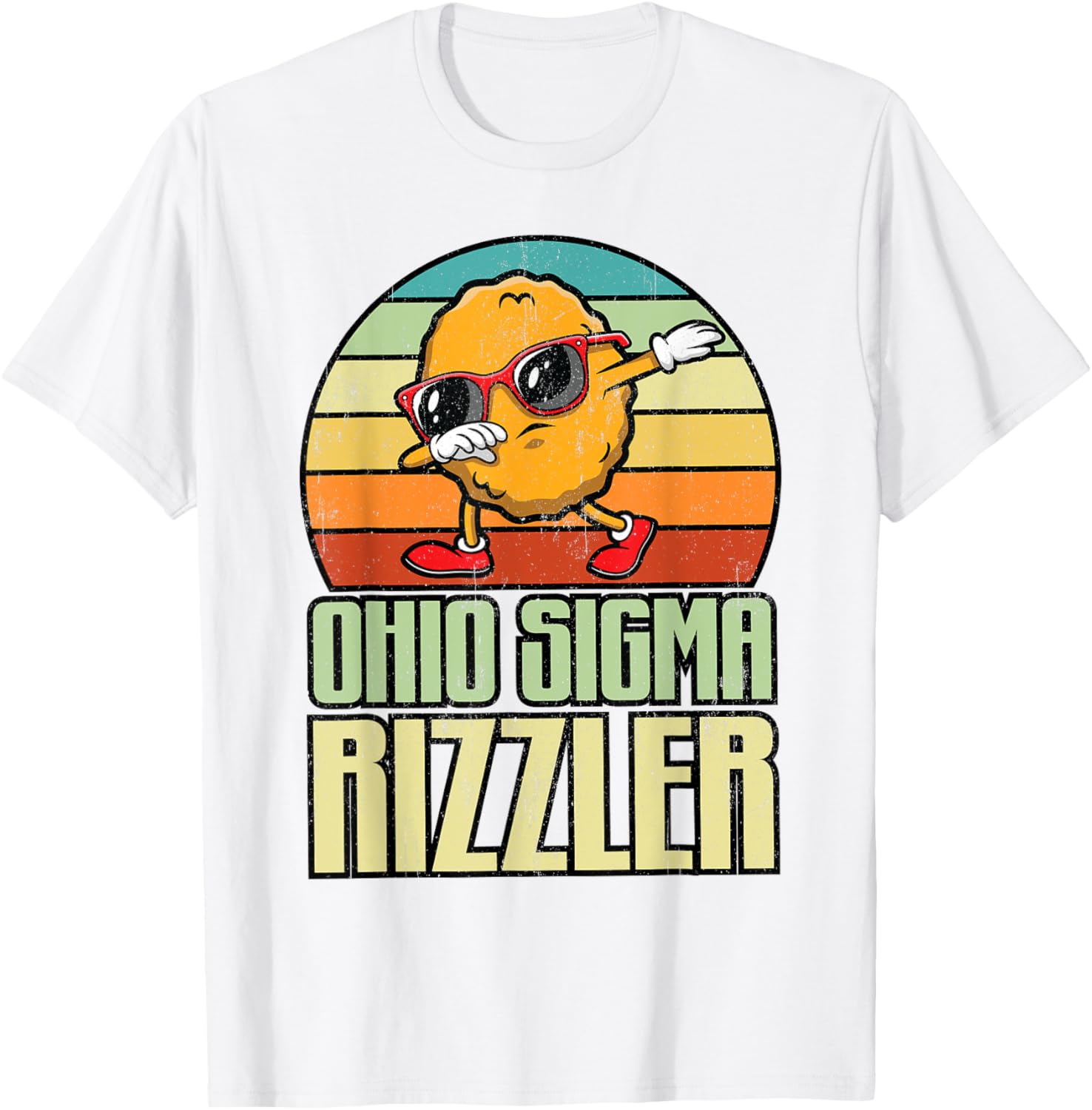 Ohio Sigma Rizzler Funny Chicken Nugget Meme T-Shirt for Food Lovers - 10