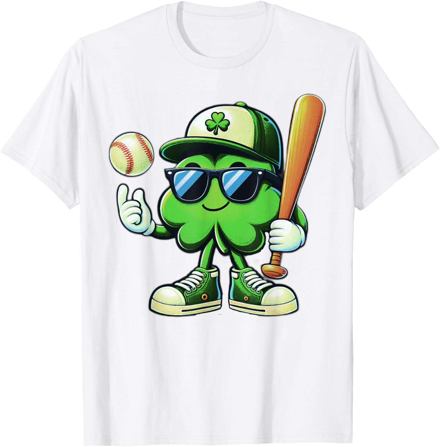 Funny Shamrock Baseball Shirts for Boys Kids St Patricks Day T-Shirt - 3