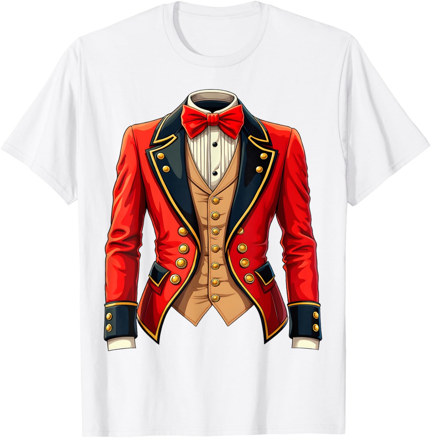 Ringmaster Costume Jacket for Circus Performers - Fun T-Shirt Design - 10