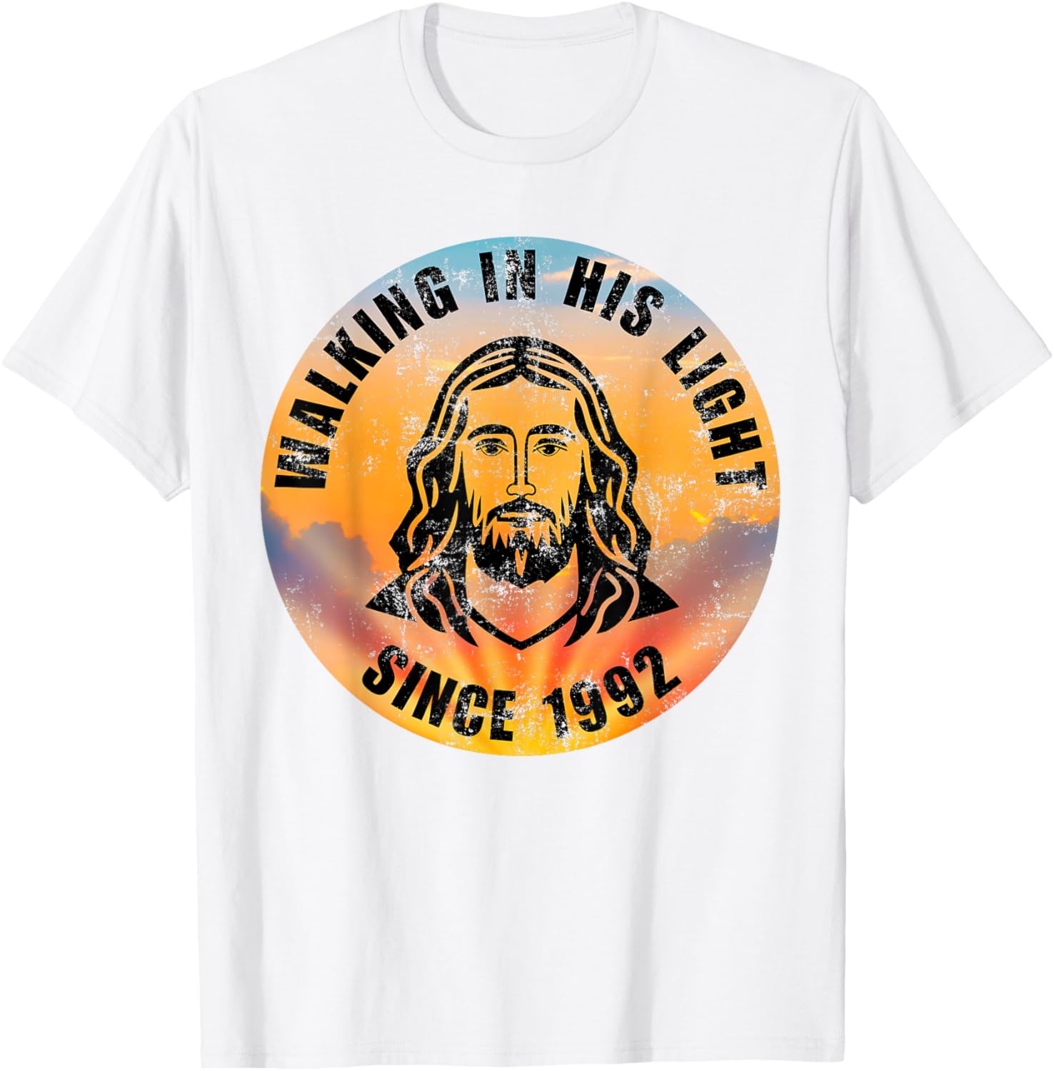 Walking In His Light Since 1992 Inspirational Christian T-Shirt - 5