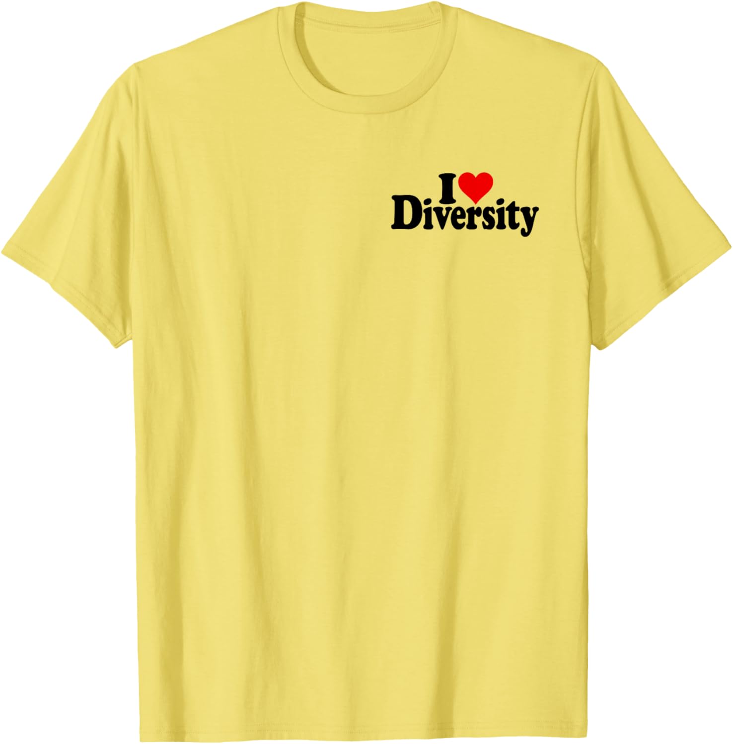 I Love Heart Diversity Strength in Diversity T-Shirt for Everyone - 4