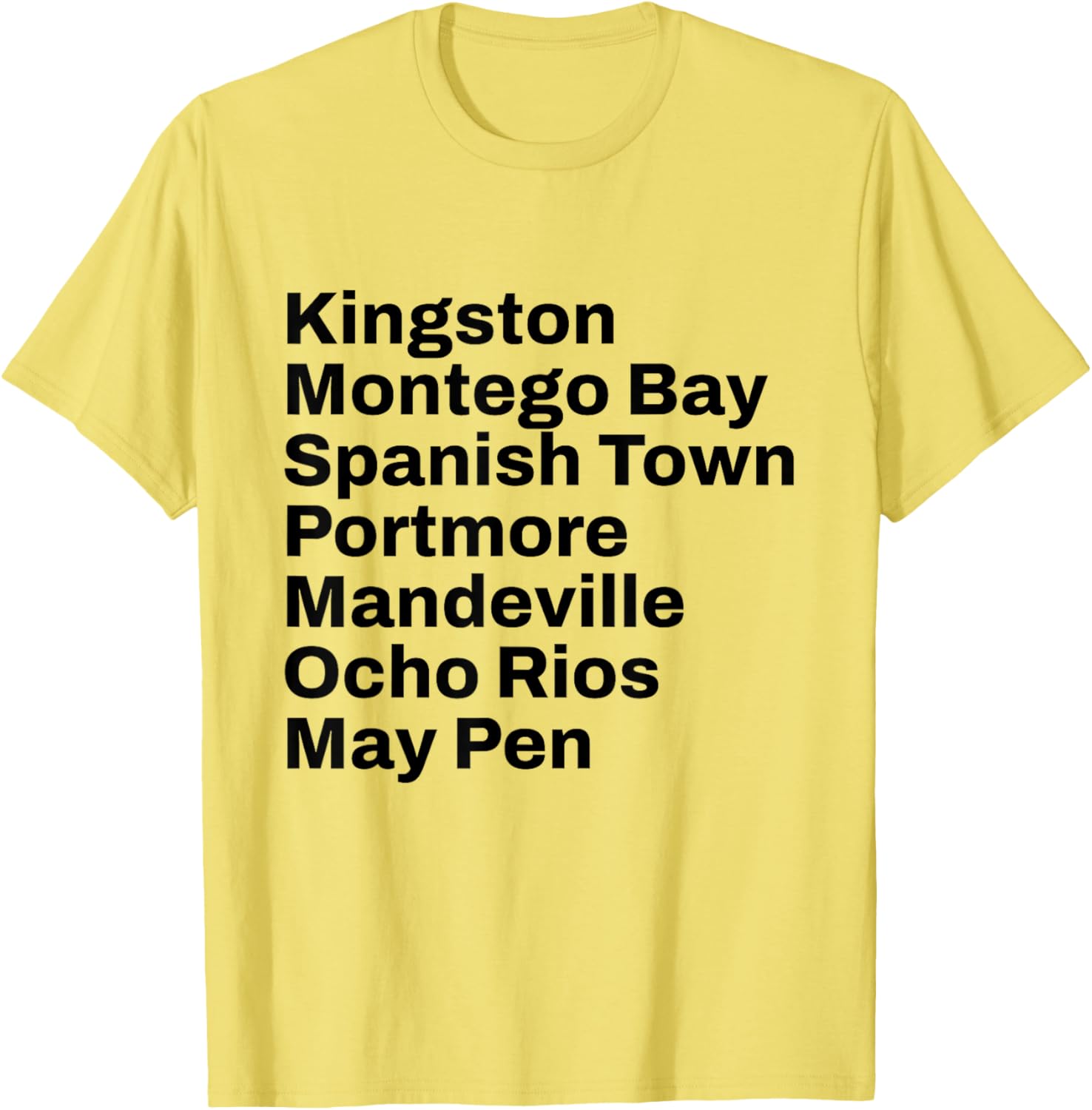 Jamaica Cities and Towns Travel T-Shirt for Adventure Lovers - 8