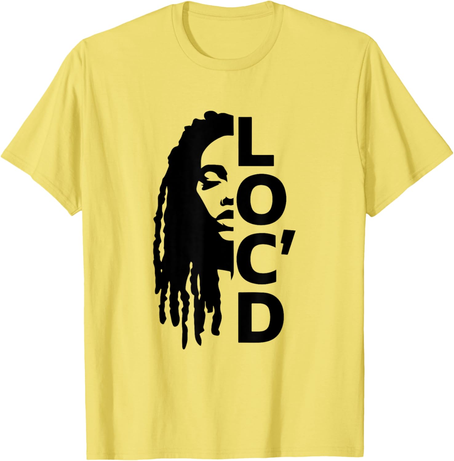 Loc'd For Life Afro Locs T-Shirt for Proud Black Melanin Women - 19