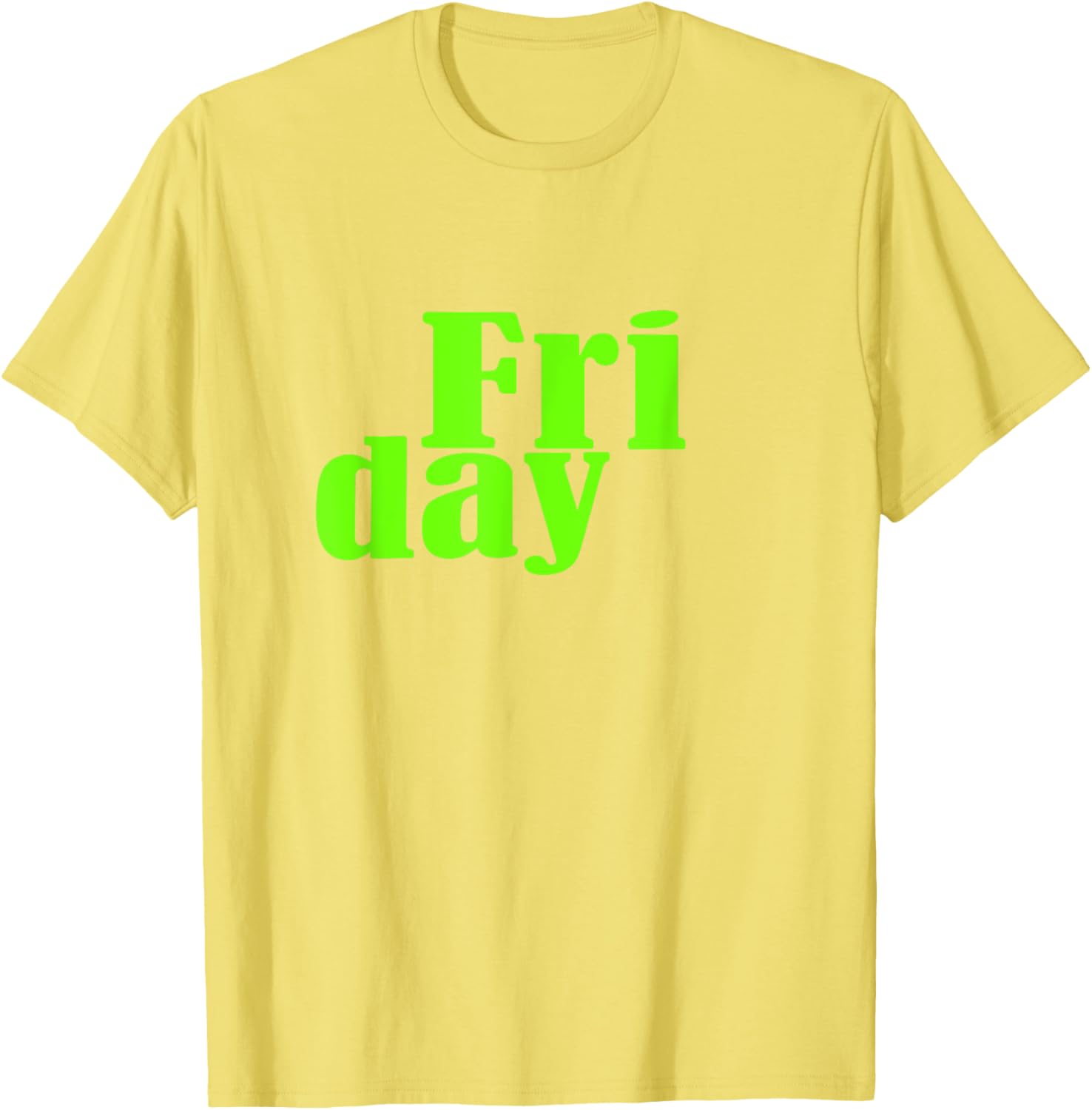 Green Graphic Friday Days Of The Week T-Shirt for Men and Women - 7
