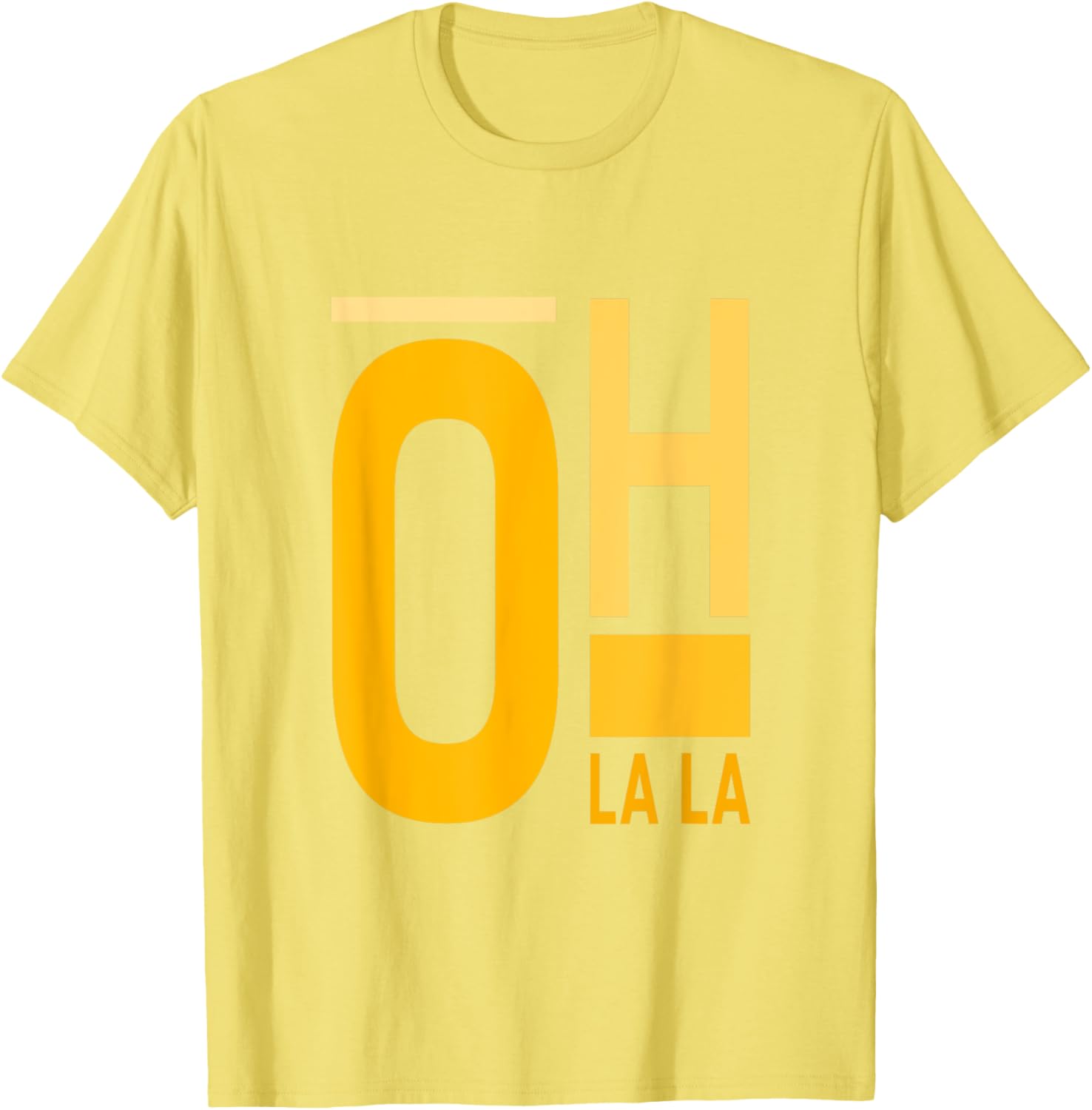 University Varsity Gold Oh La La T-Shirt for Stylish Students and Fans - 3