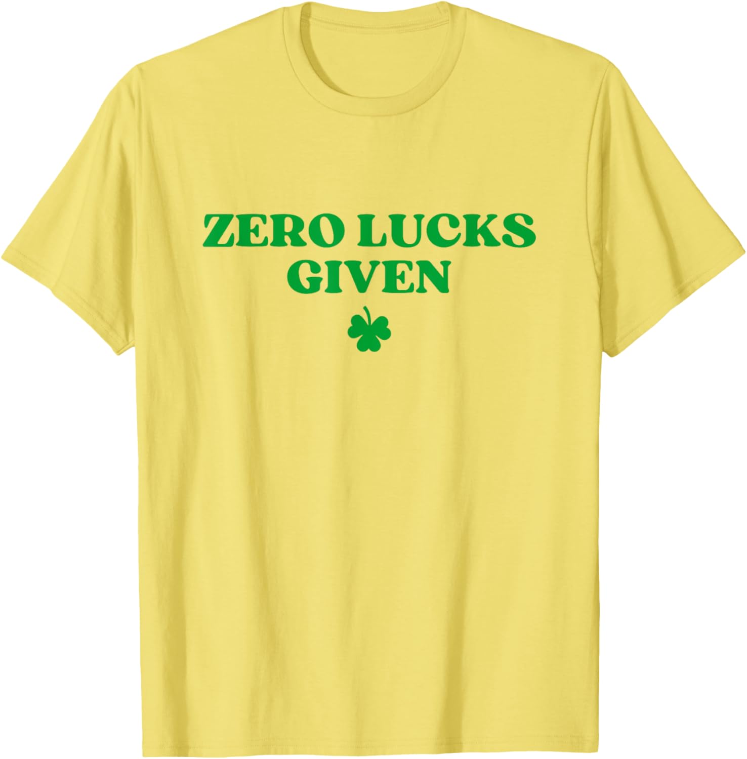 Zero Lucks Given Funny Shamrock Y2K St Patricks Day T-Shirt - 5