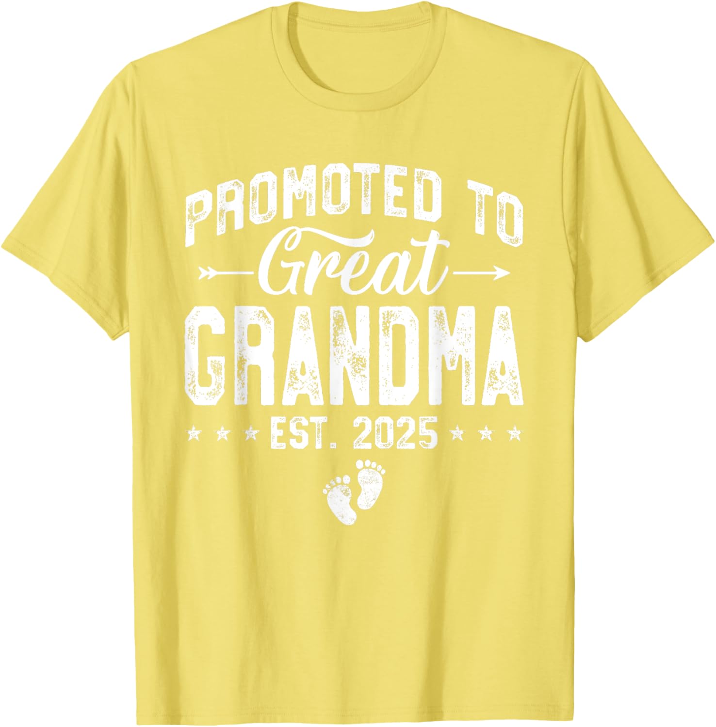 Promoted to Great Grandma 2025 Cute T-Shirt for New Grandparents - 14