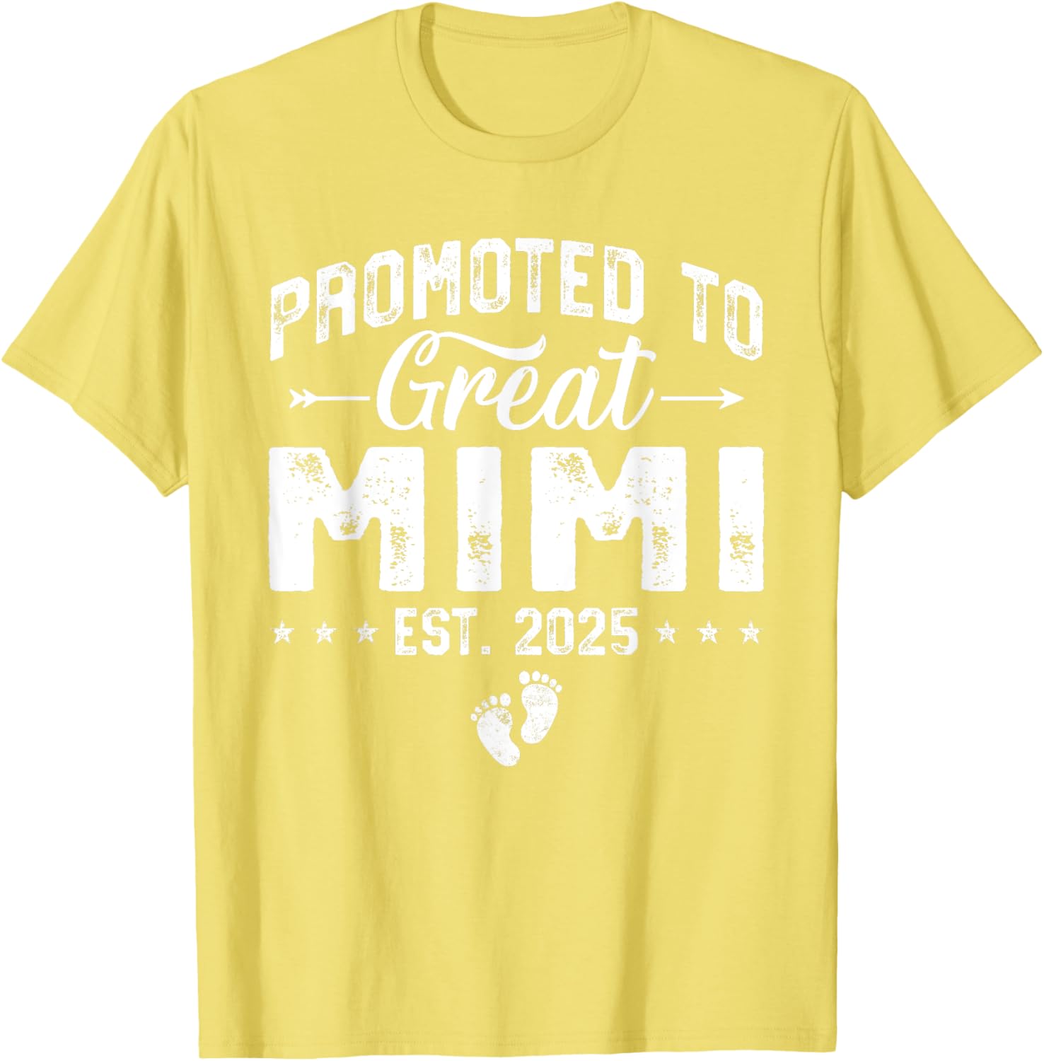 Promoted to Great Mimi 2025 New Grandma T-Shirt for Proud Grandparents - 8