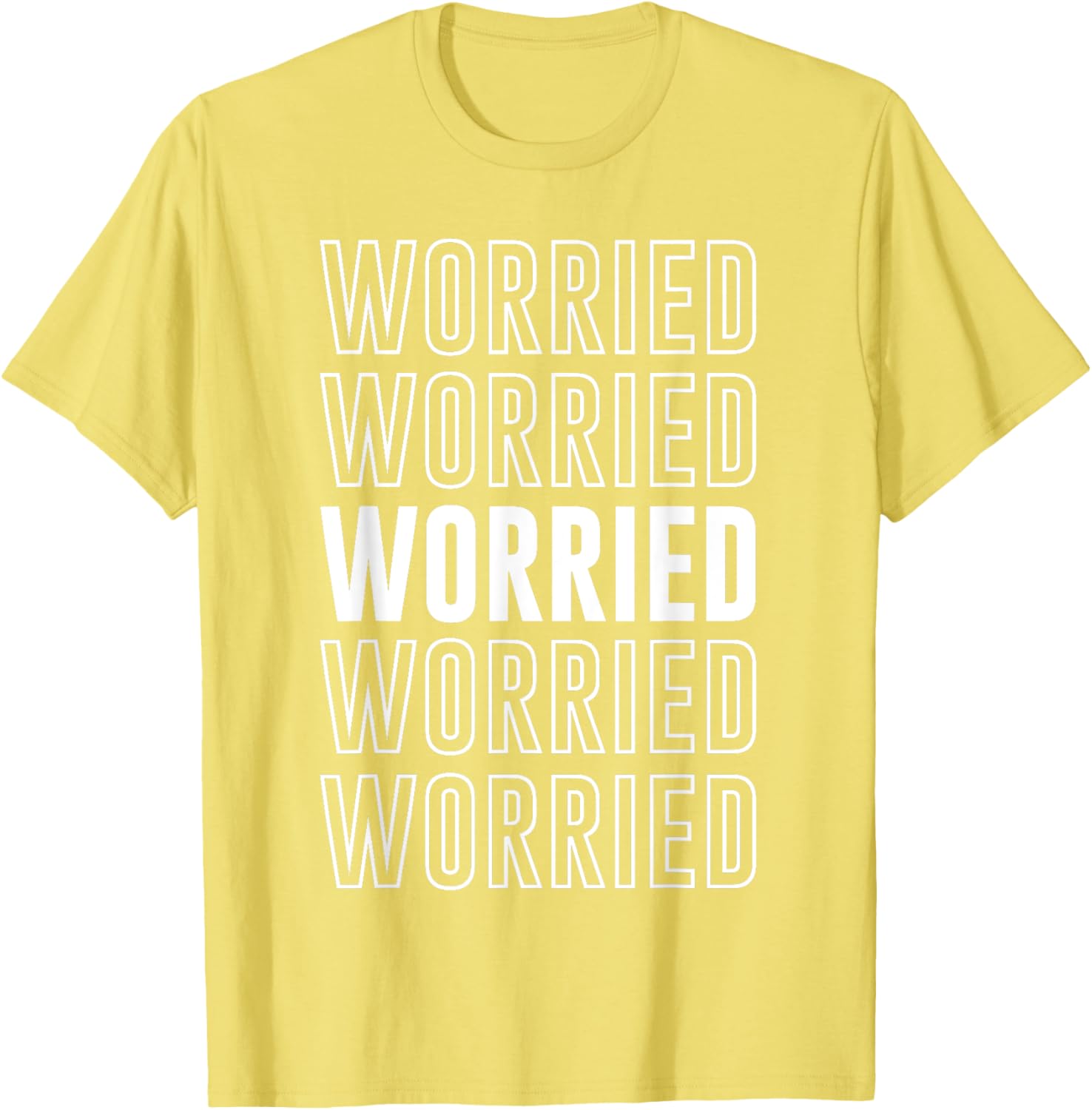 Worried T-Shirt Funny Graphic Tee for Casual Comfort and Style - 9