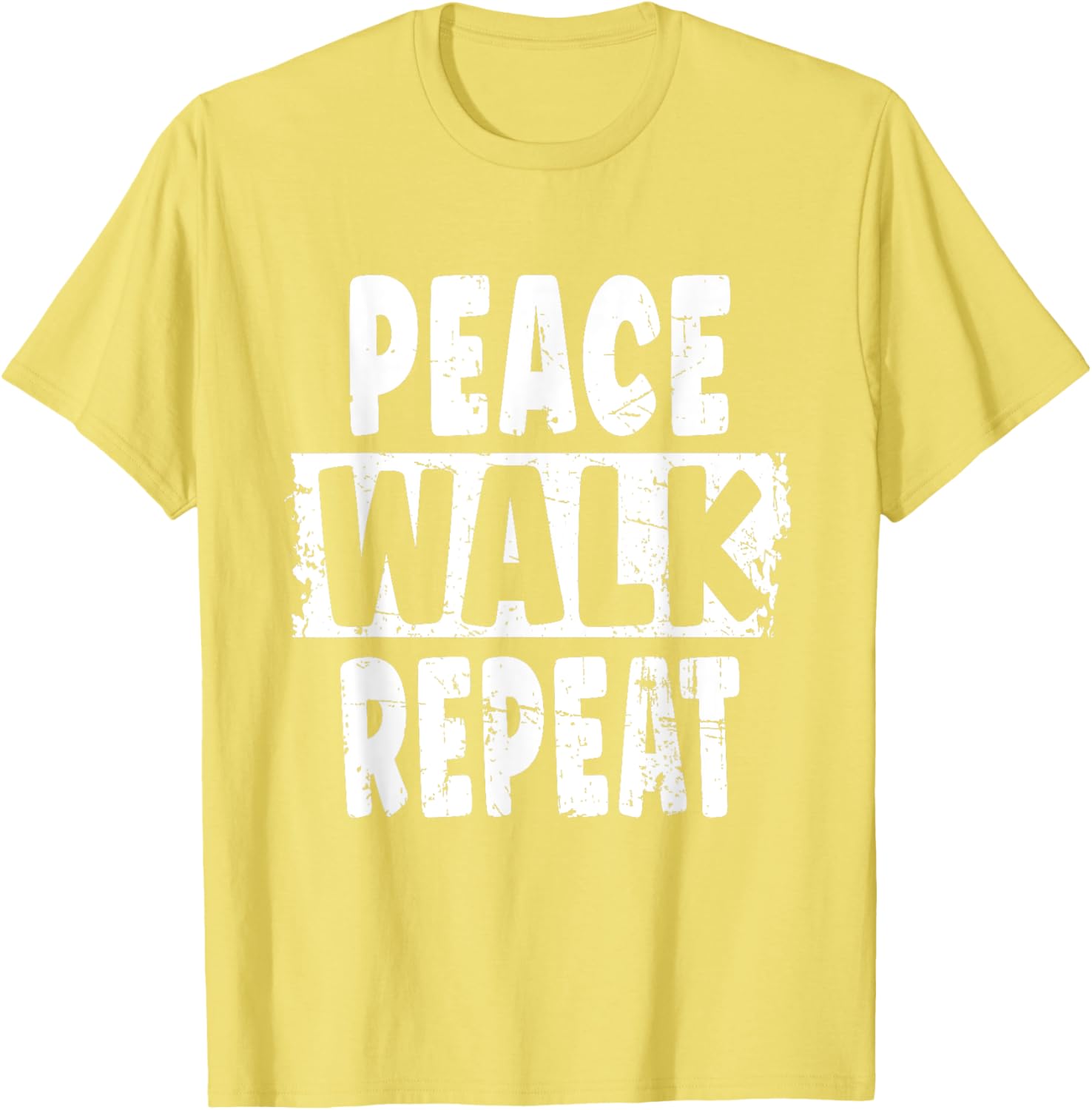 Peace Walk Repeat T-Shirt for Outdoor Enthusiasts and Silent Walk Lovers - 16