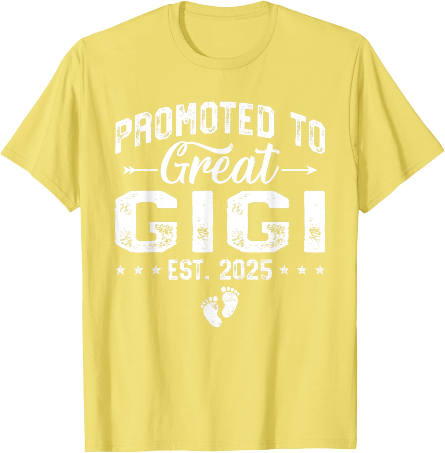 Promoted to Great Gigi 2025 Grandma T-Shirt Gift for New Grandparents - 27