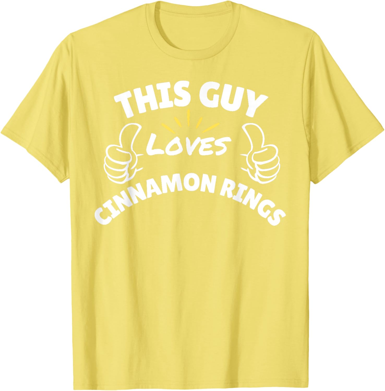 Funny Cinnamon Rings Graphic T-Shirt for Food Lovers and Snacks Fans - 26