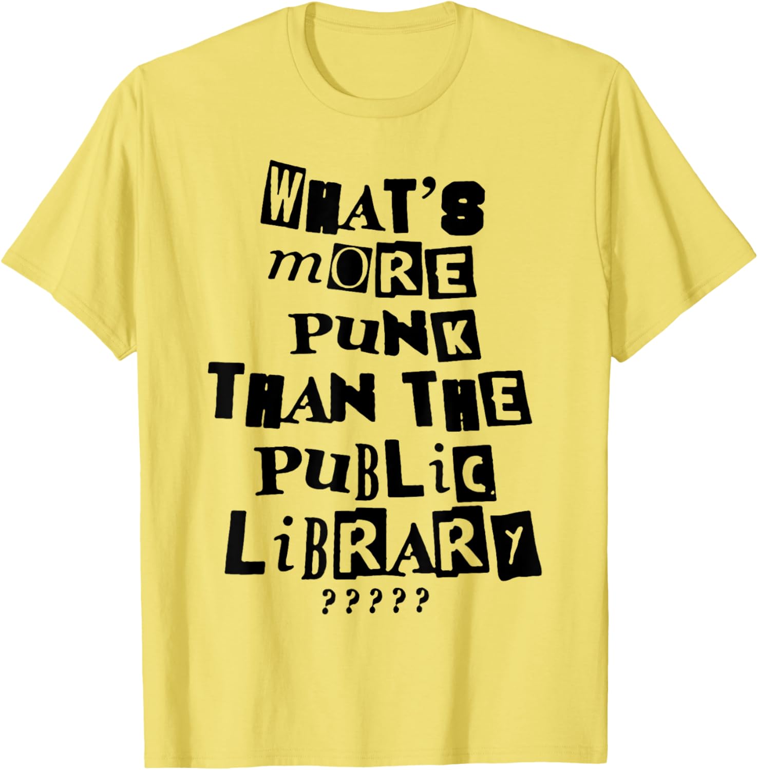 Punk Library Inspiration T-Shirt Stylish Casual Wear for Book Lovers - 2
