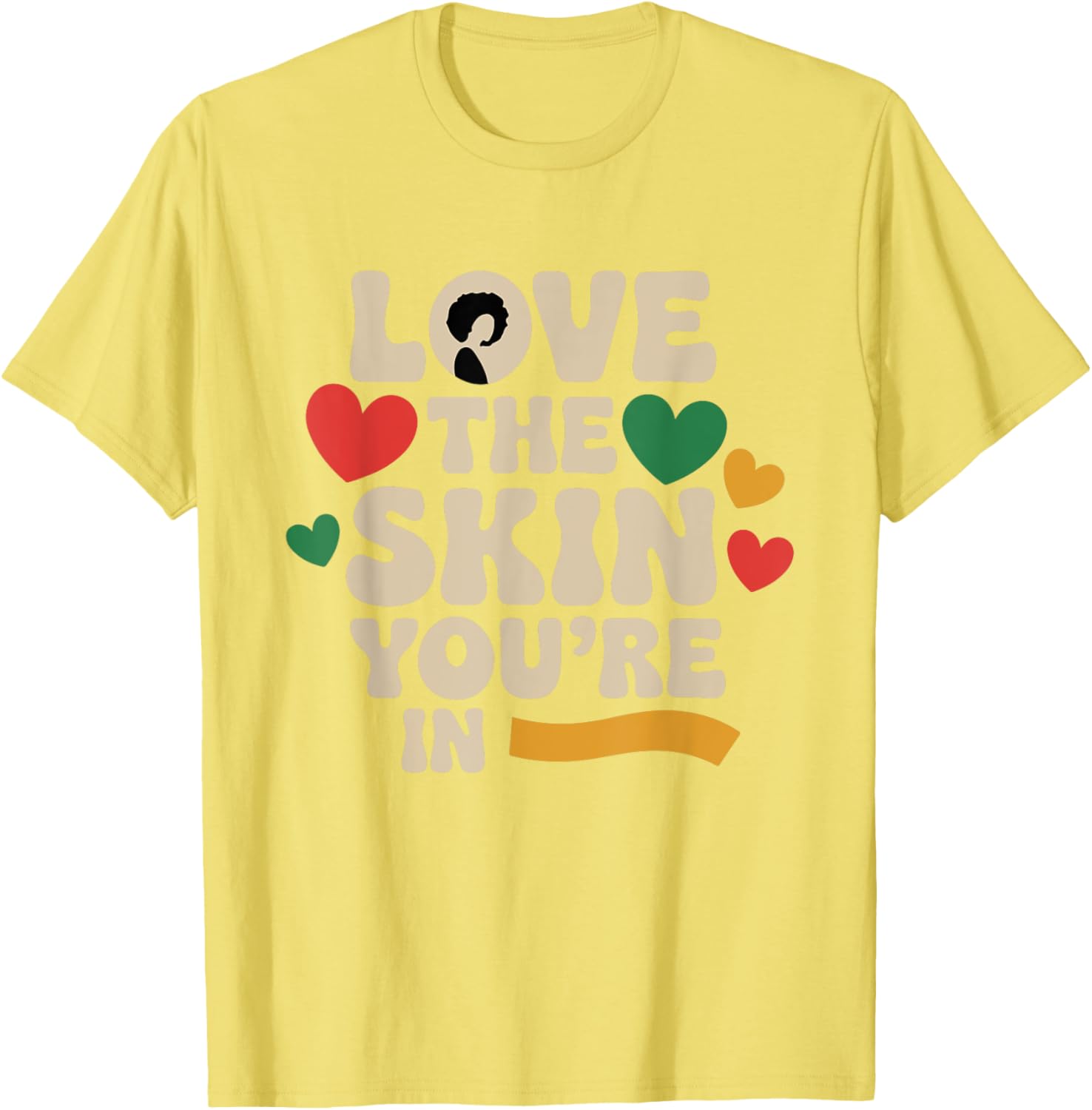 Proud Afro Educated Black Woman T-Shirt Love Your Skin Fashion Tee - 16