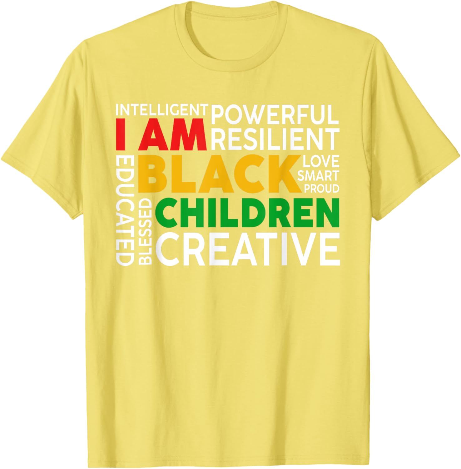 I Am Black Kids T-Shirt for Boys and Girls - Celebrate Black History Month - 12