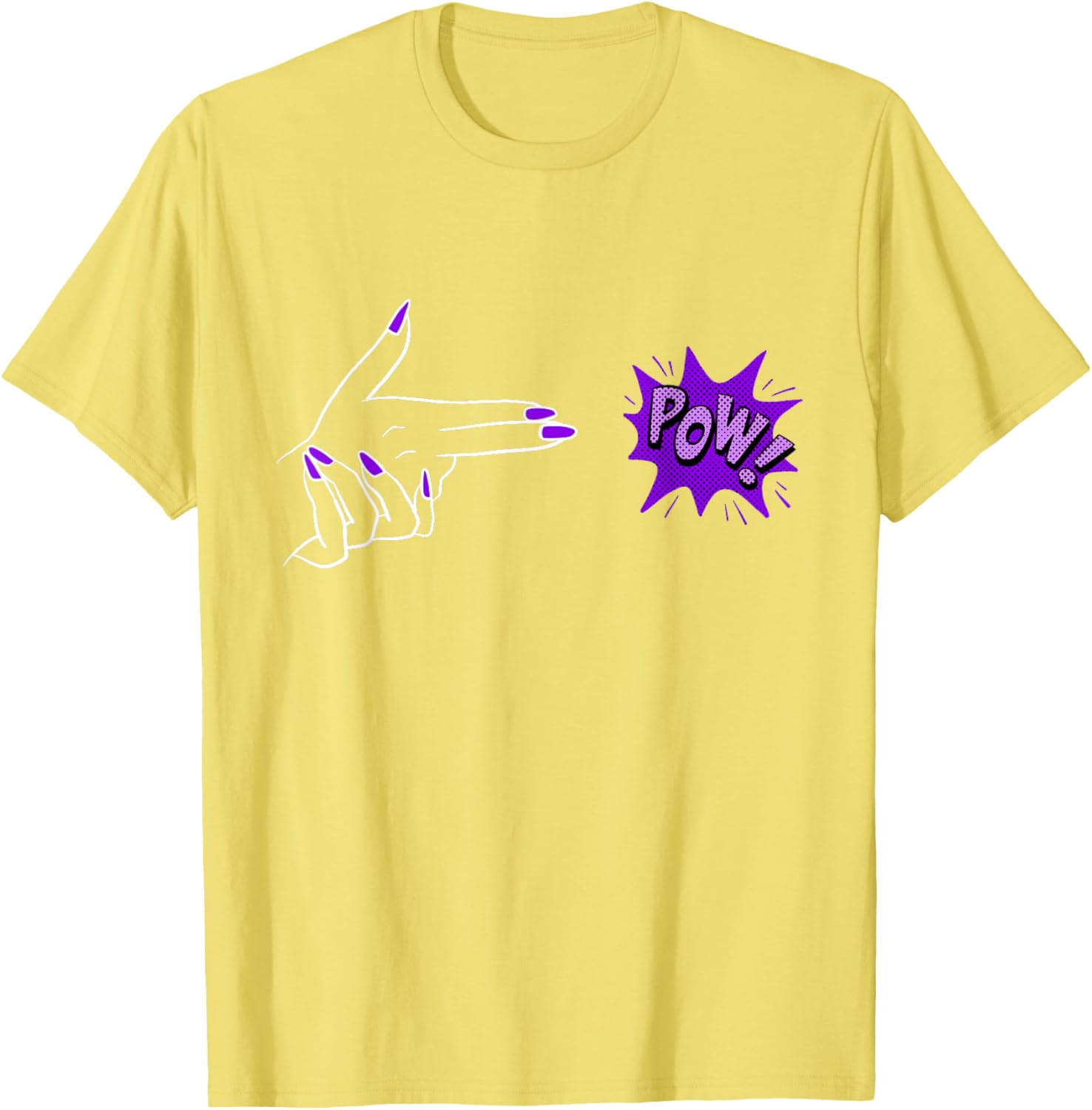 Purple Boy Bye Graphic T-Shirt for Trendy Casual Style and Comfort - 9