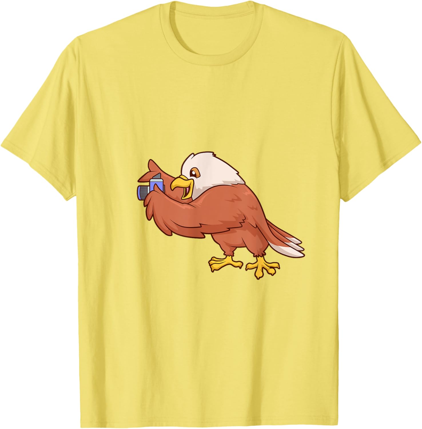 Eagle with Camera T-Shirt Perfect for Bird Lovers and Nature Enthusiasts - 7