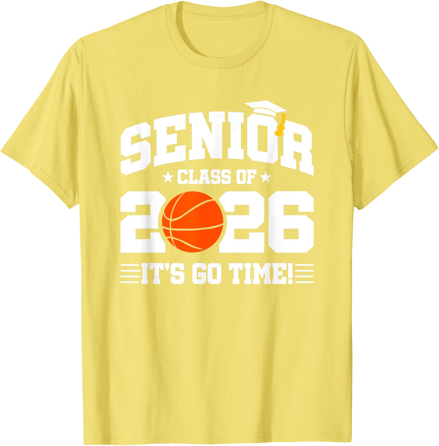Class of 2026 Senior Year Basketball Player T-Shirt for Basketball Fans - 21