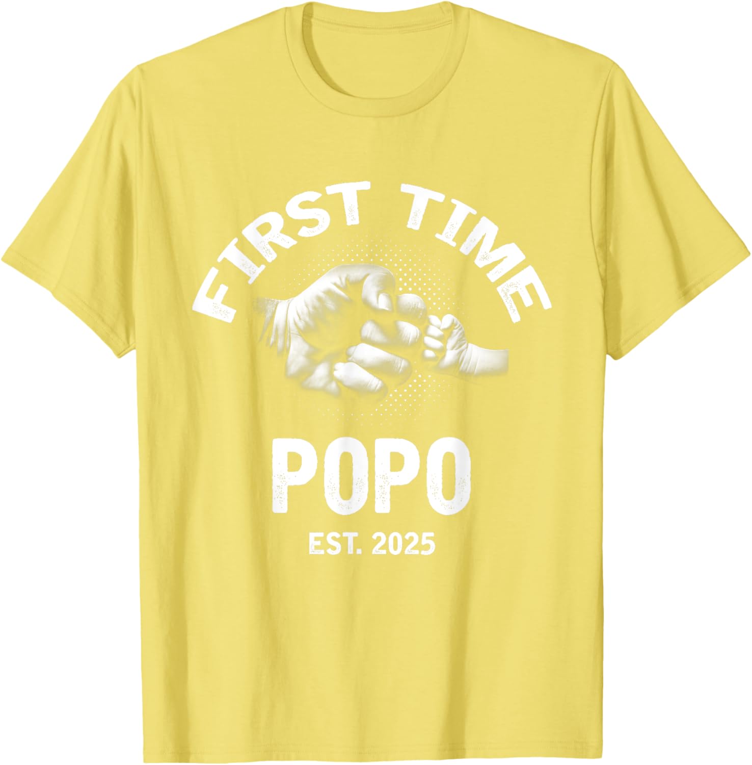 First Time Popo 2025 Father's Day Vintage T-Shirt for Dads - 8