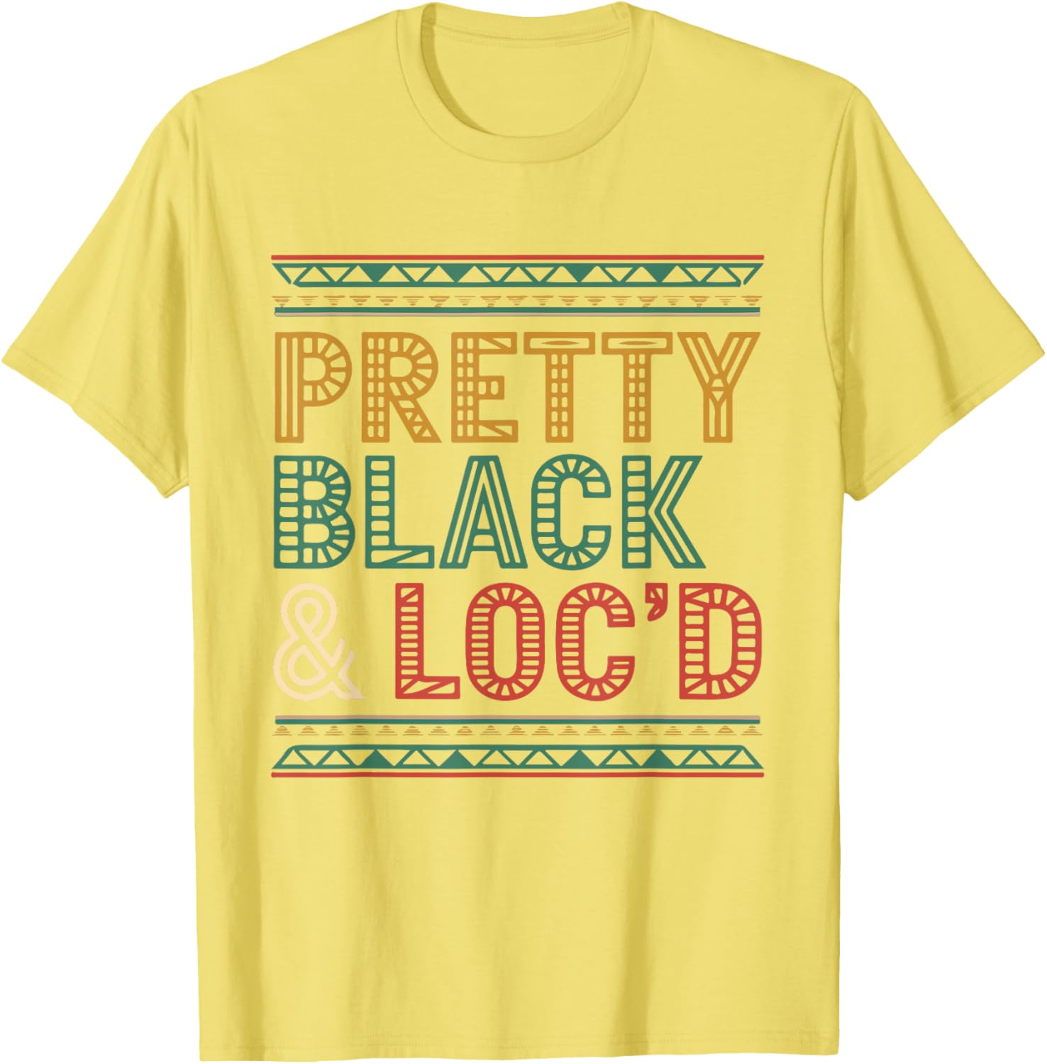 Pretty Black Loc'd Afro Dreadlocks T-Shirt for Melanin Queens - 2