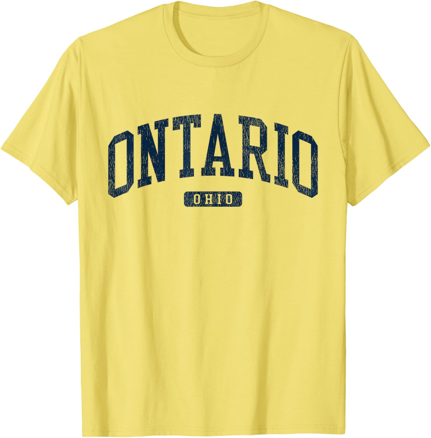 Ontario Ohio College University Style Blue T-Shirt for Proud Students - 13