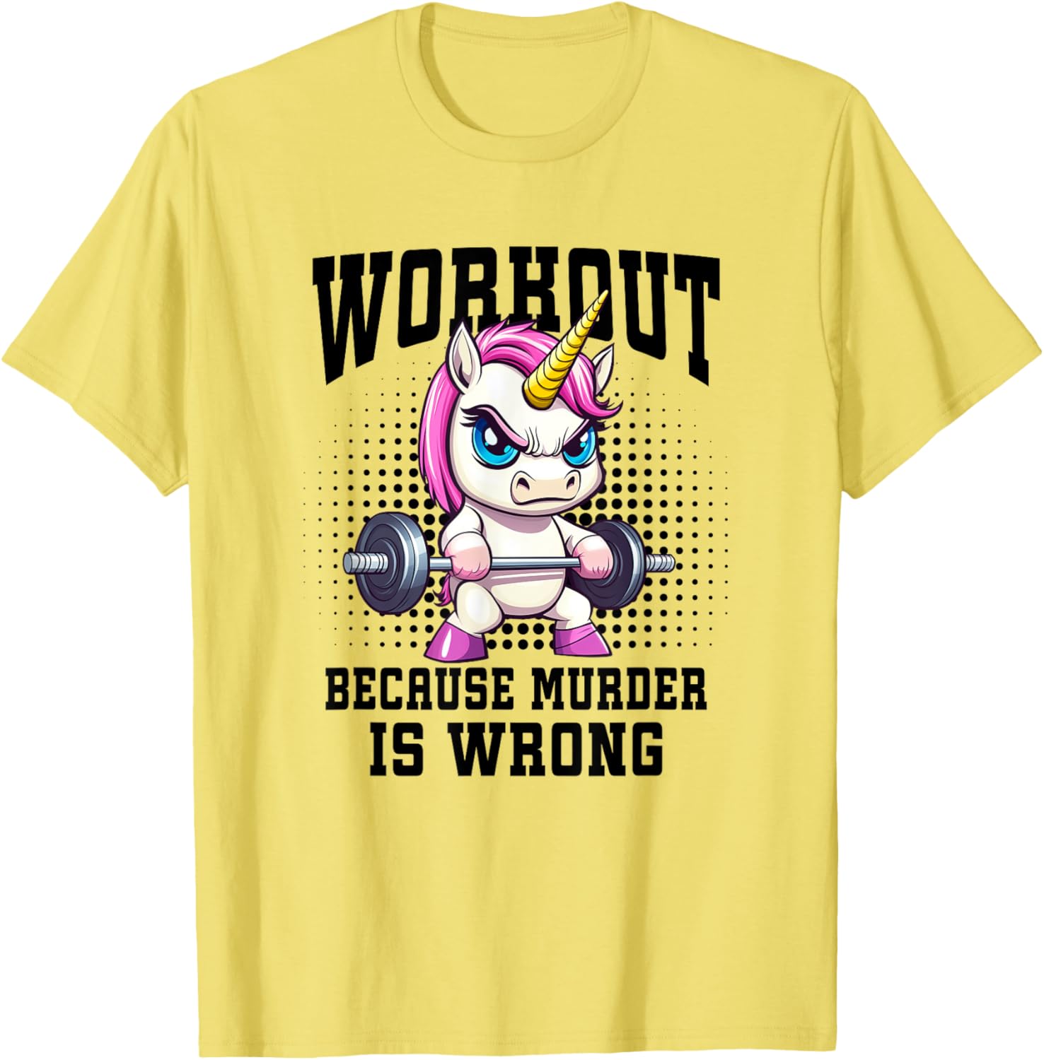 Unicorn Weightlifter T-Shirt for Bodybuilders and Gym Enthusiasts - 2