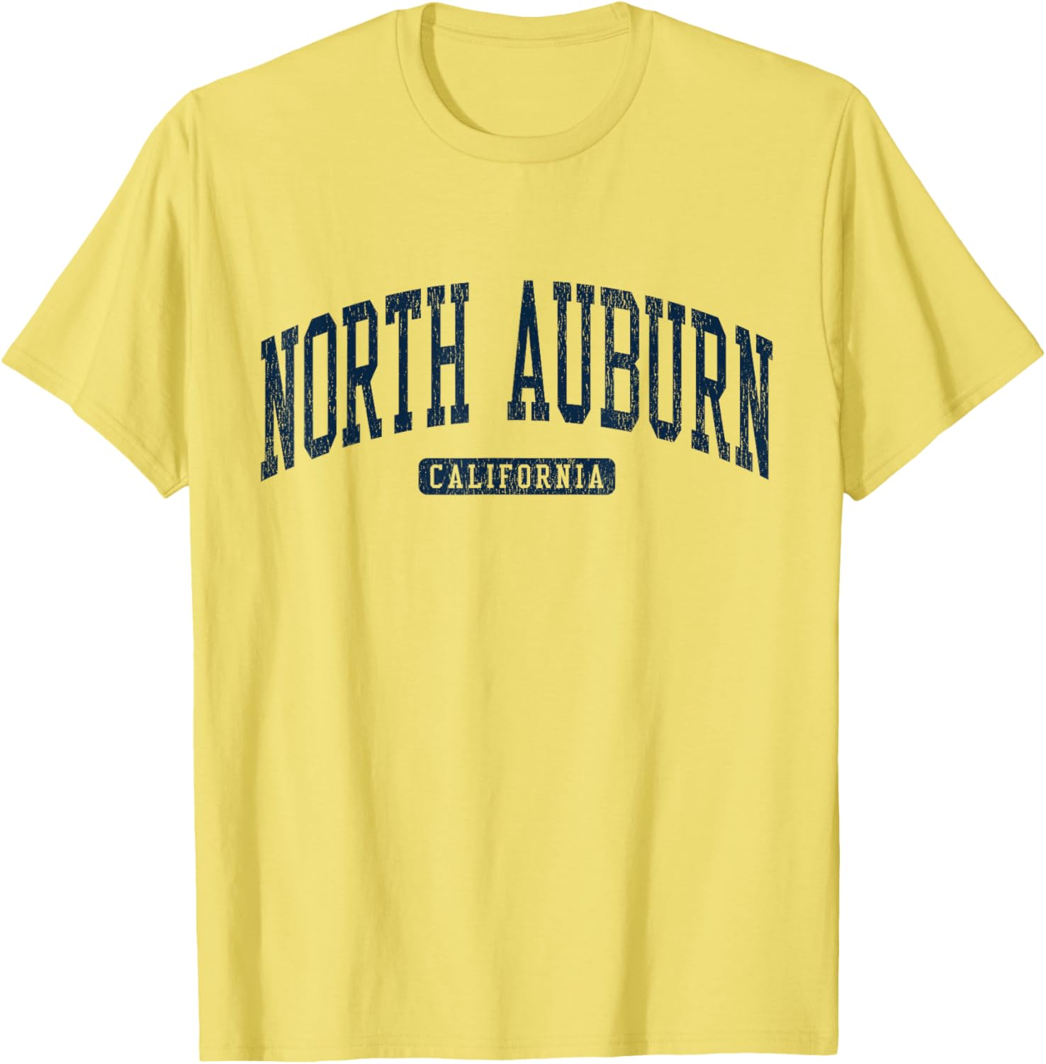 North Auburn California College University Style Blue T-Shirt for Fans - 14