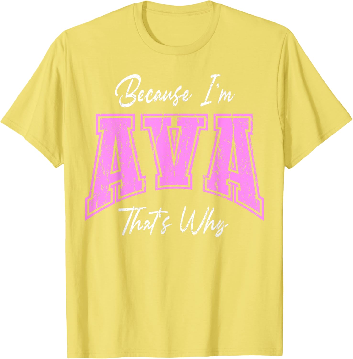 Funny Because I'm Ava Confident Novelty T-Shirt for Unique Style - 15