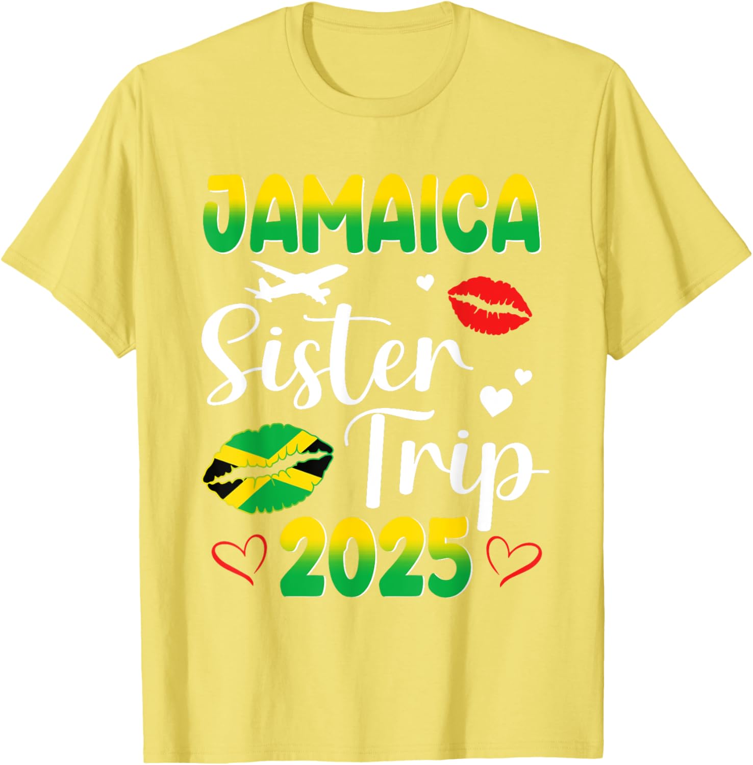 Sister's Trip Jamaica 2025 Matching T-Shirt for Friends Vacation Fun - 7