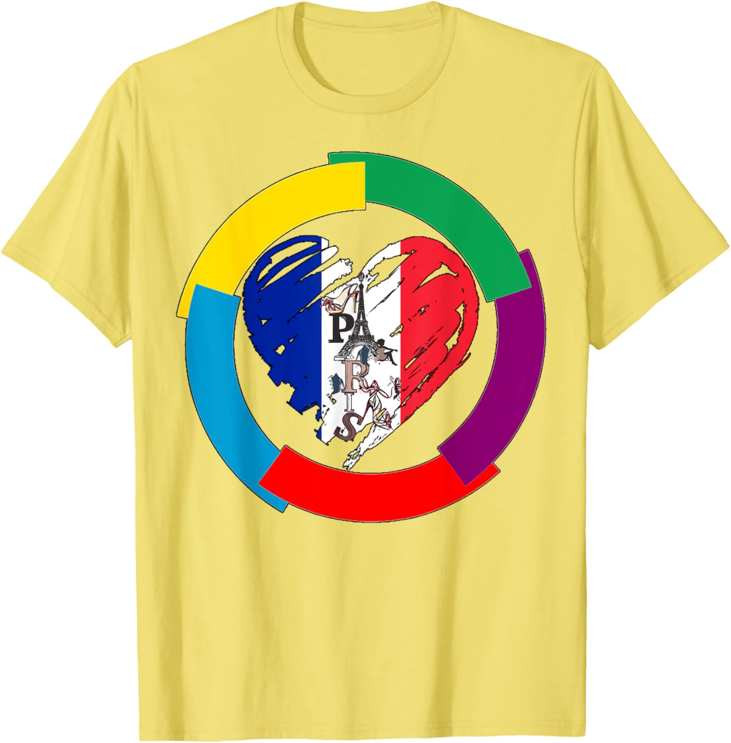 Celebrate French Language Day with Heart T-Shirt for La Francophonie - 9