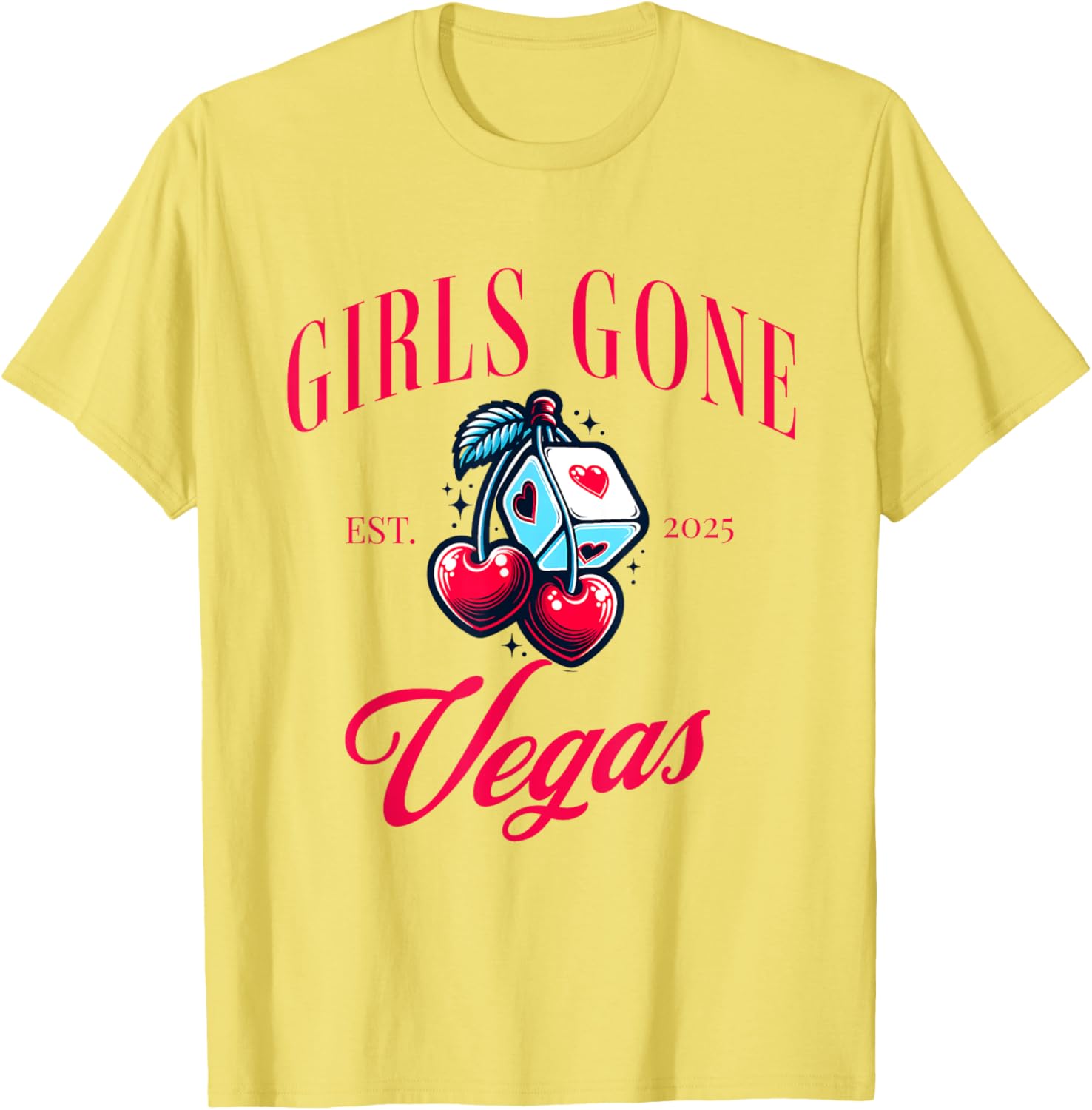 Girls Gone Vegas 2025 Bachelorette Party T-Shirt for Fun Girls Trip - 4
