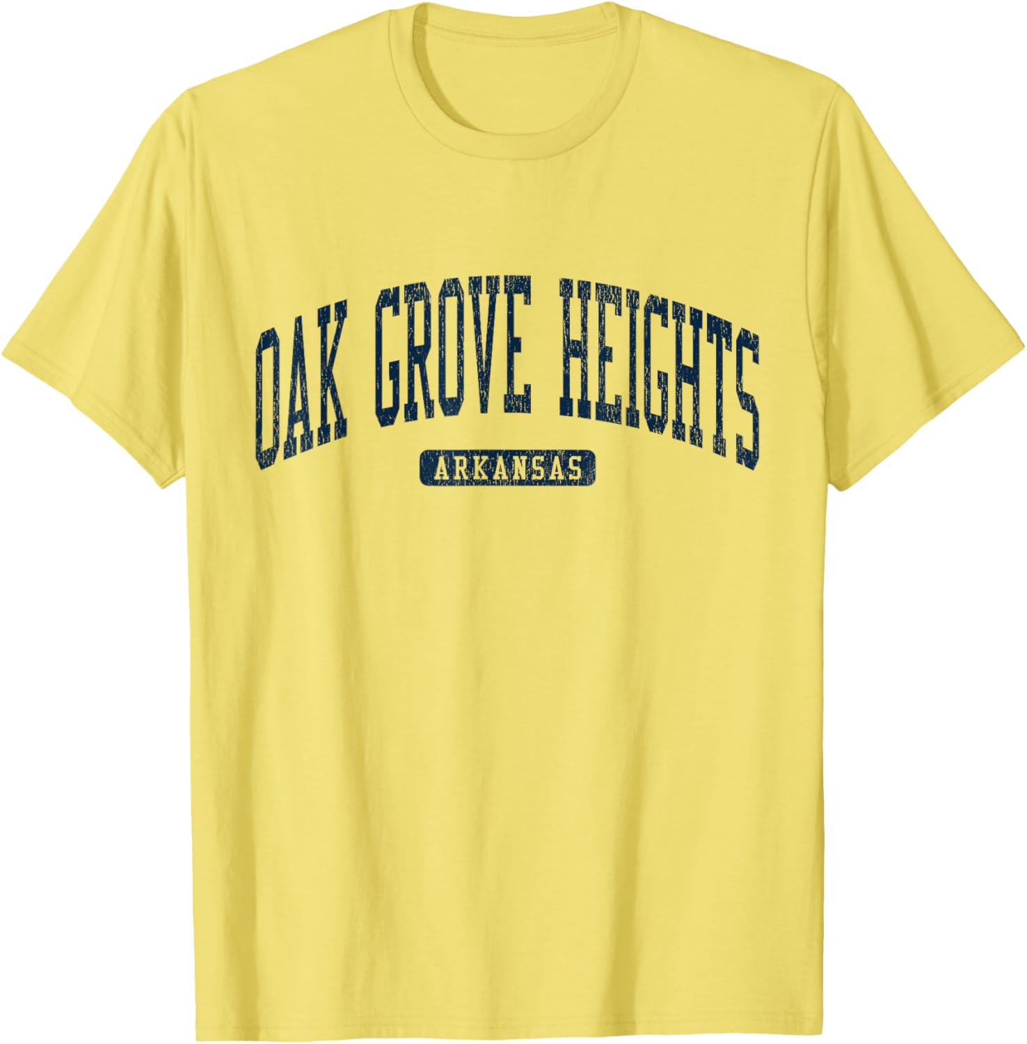 Oak Grove Heights Arkansas College Blue T-Shirt for Students and Fans - 13