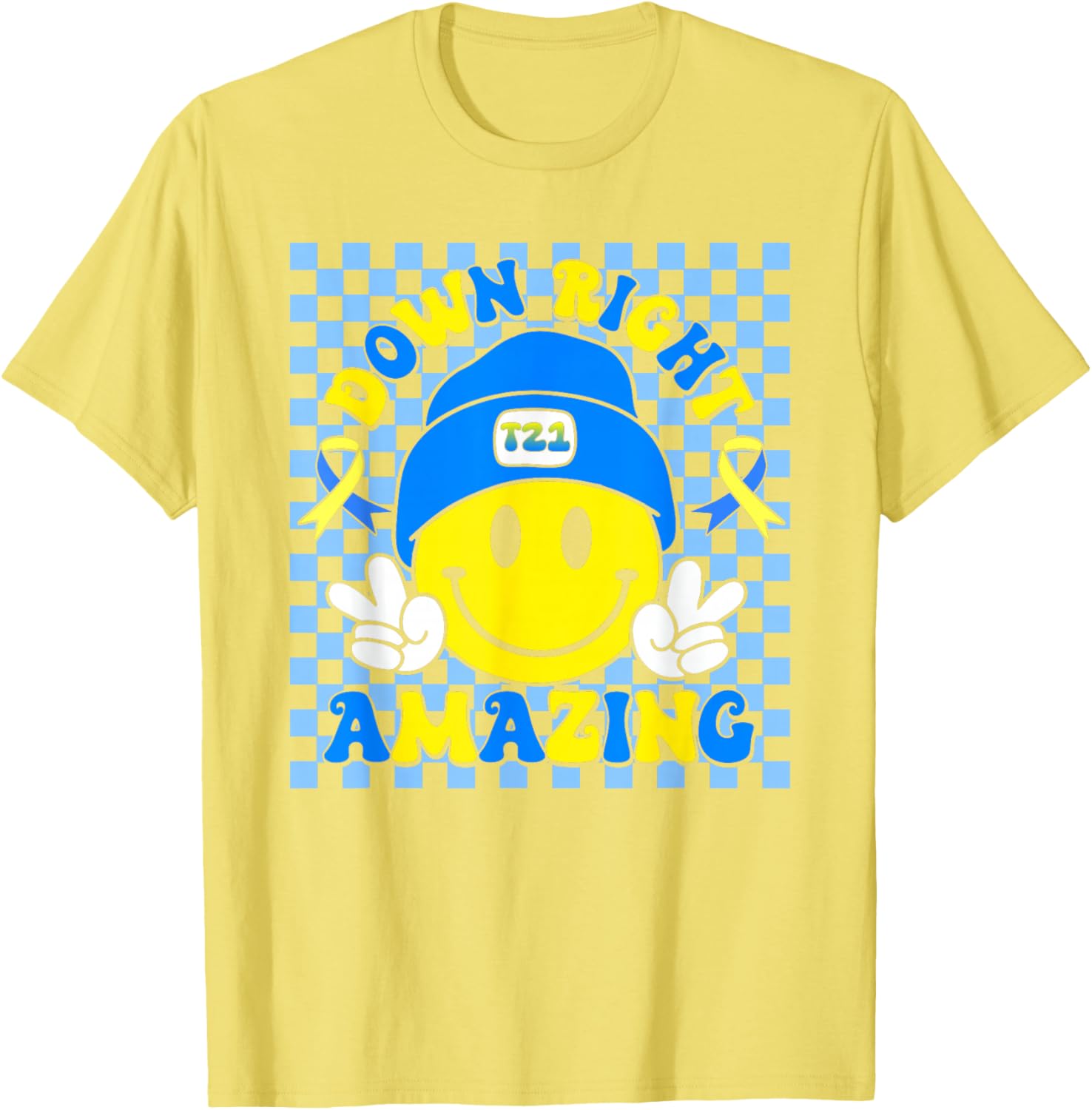 Down Right Amazing Smile Kids T-Shirt for Down Syndrome Awareness - 24